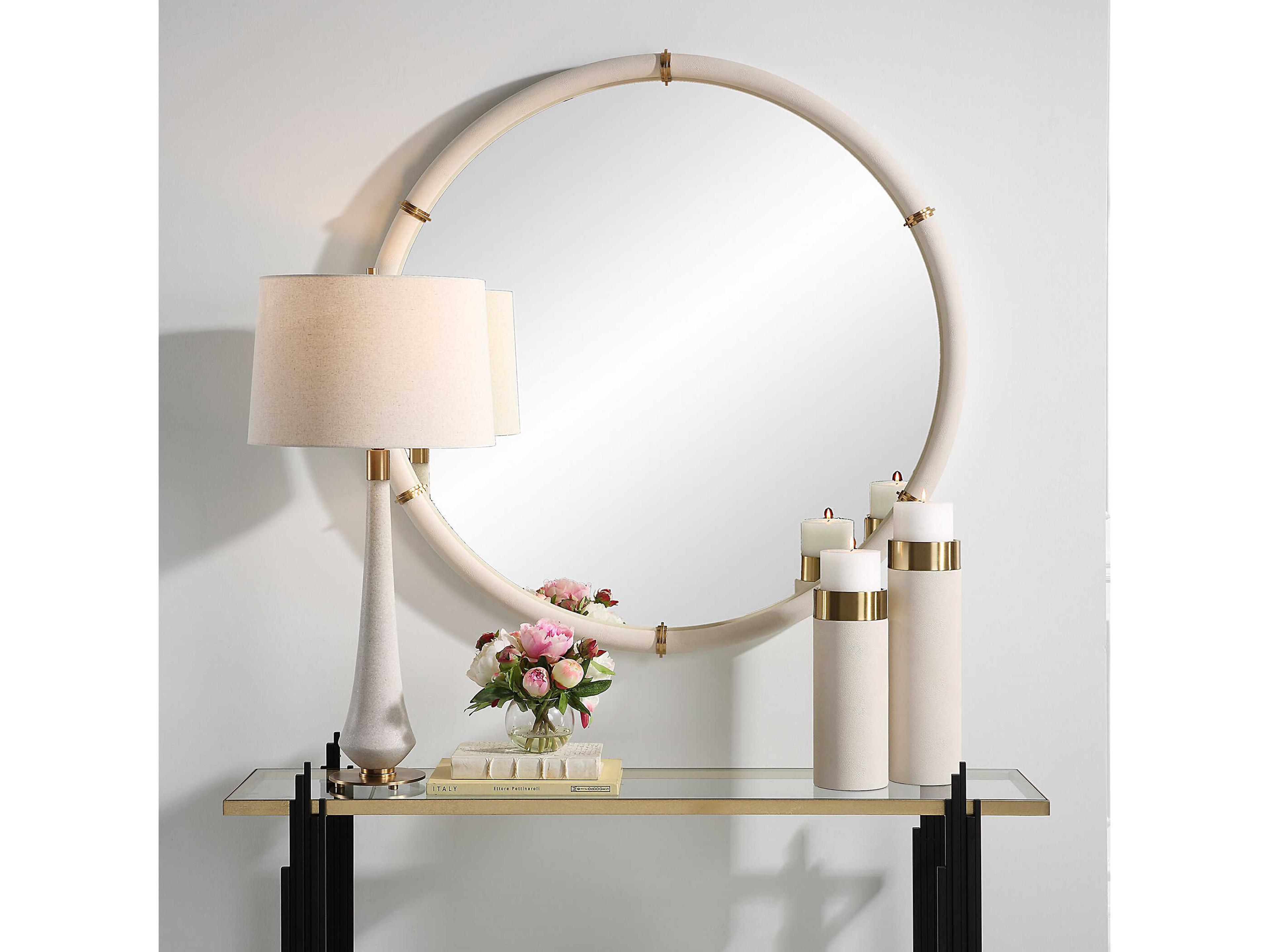 Uttermost Cyprus Round Wall Mirror