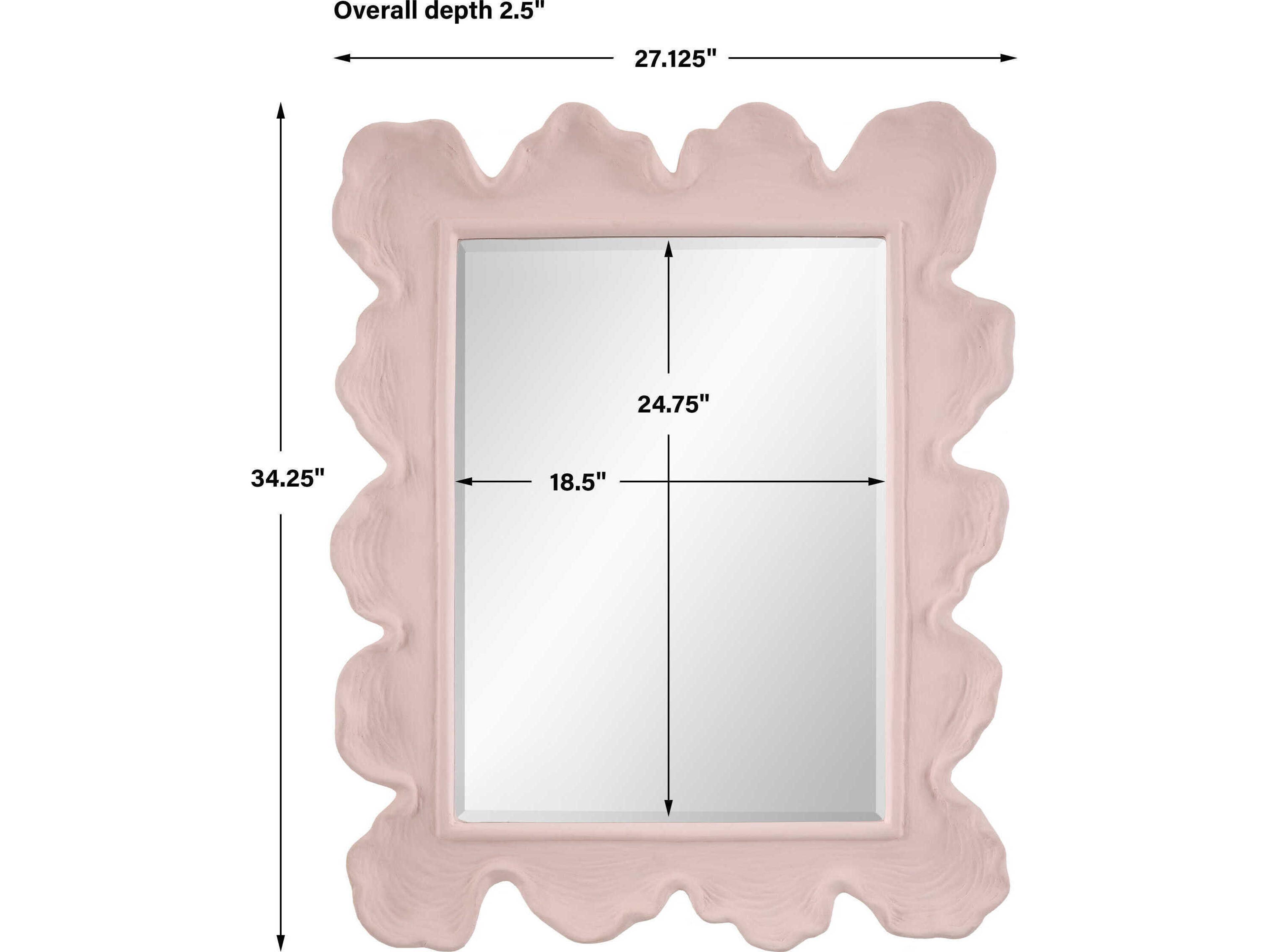 Uttermost Sea Rectangular Wall Mirror