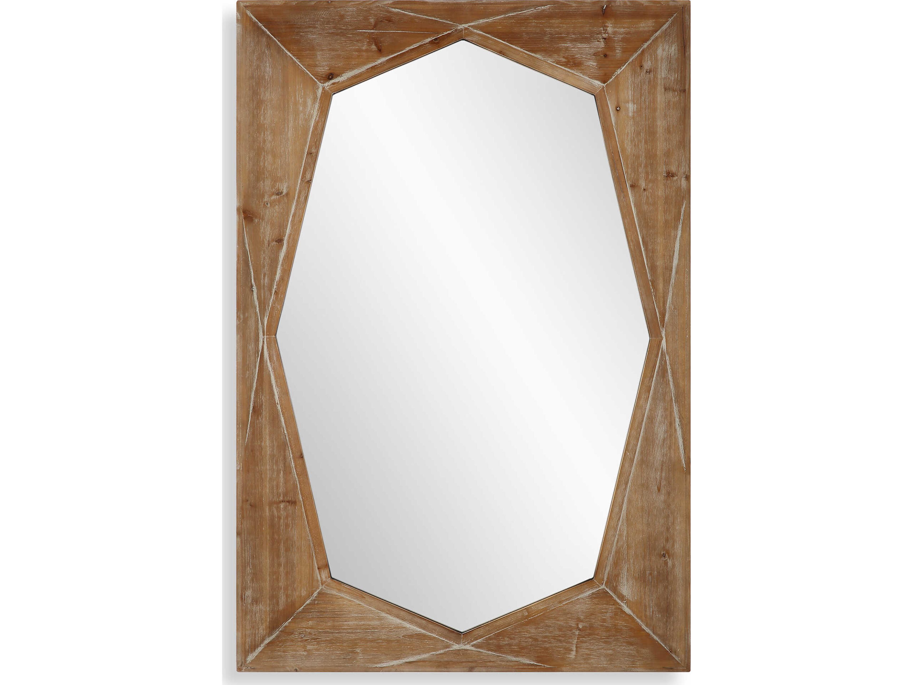 Uttermost Marquise Light Gray Rectangular Wall Mirror