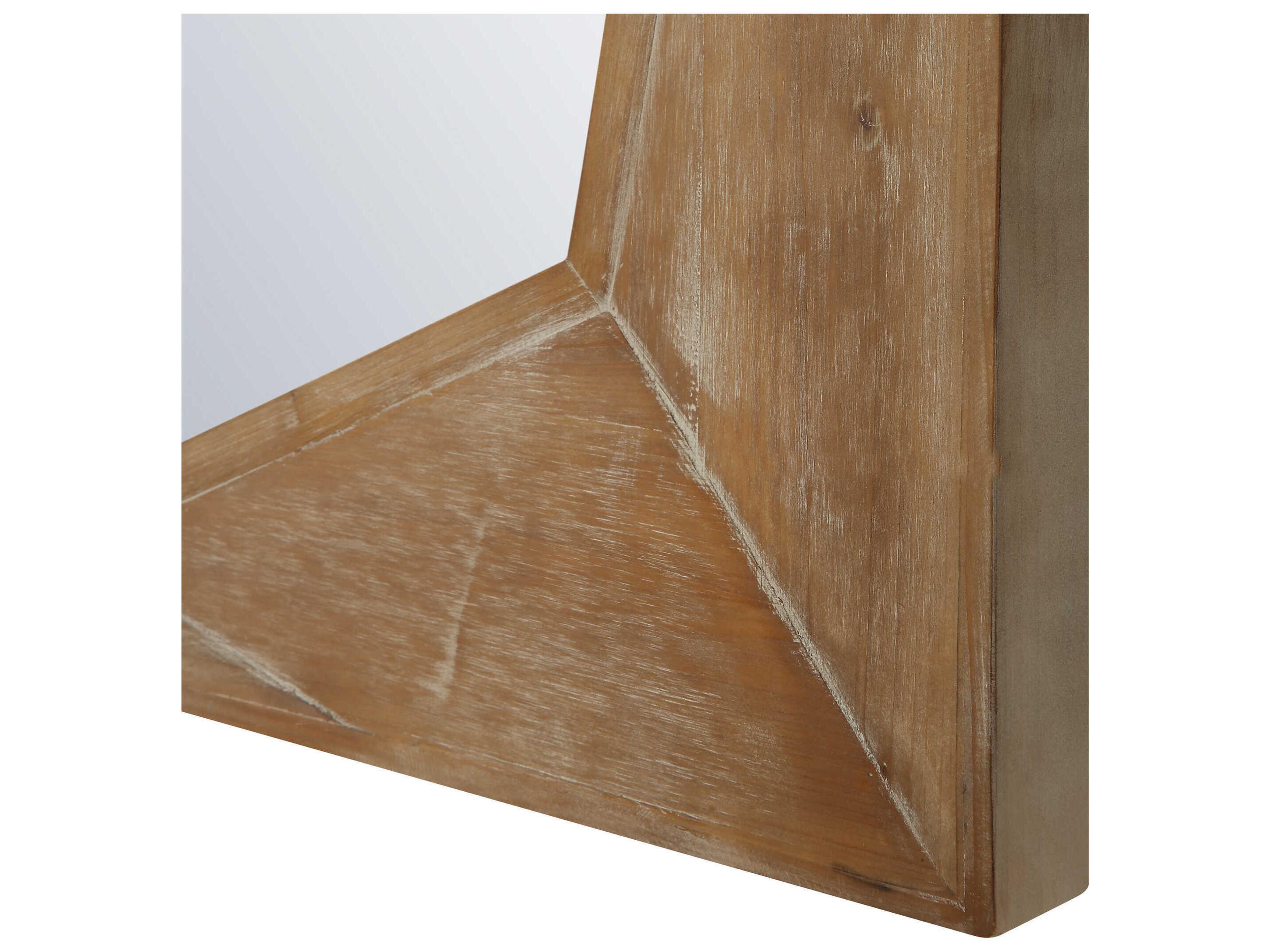 Uttermost Marquise Light Gray Rectangular Wall Mirror