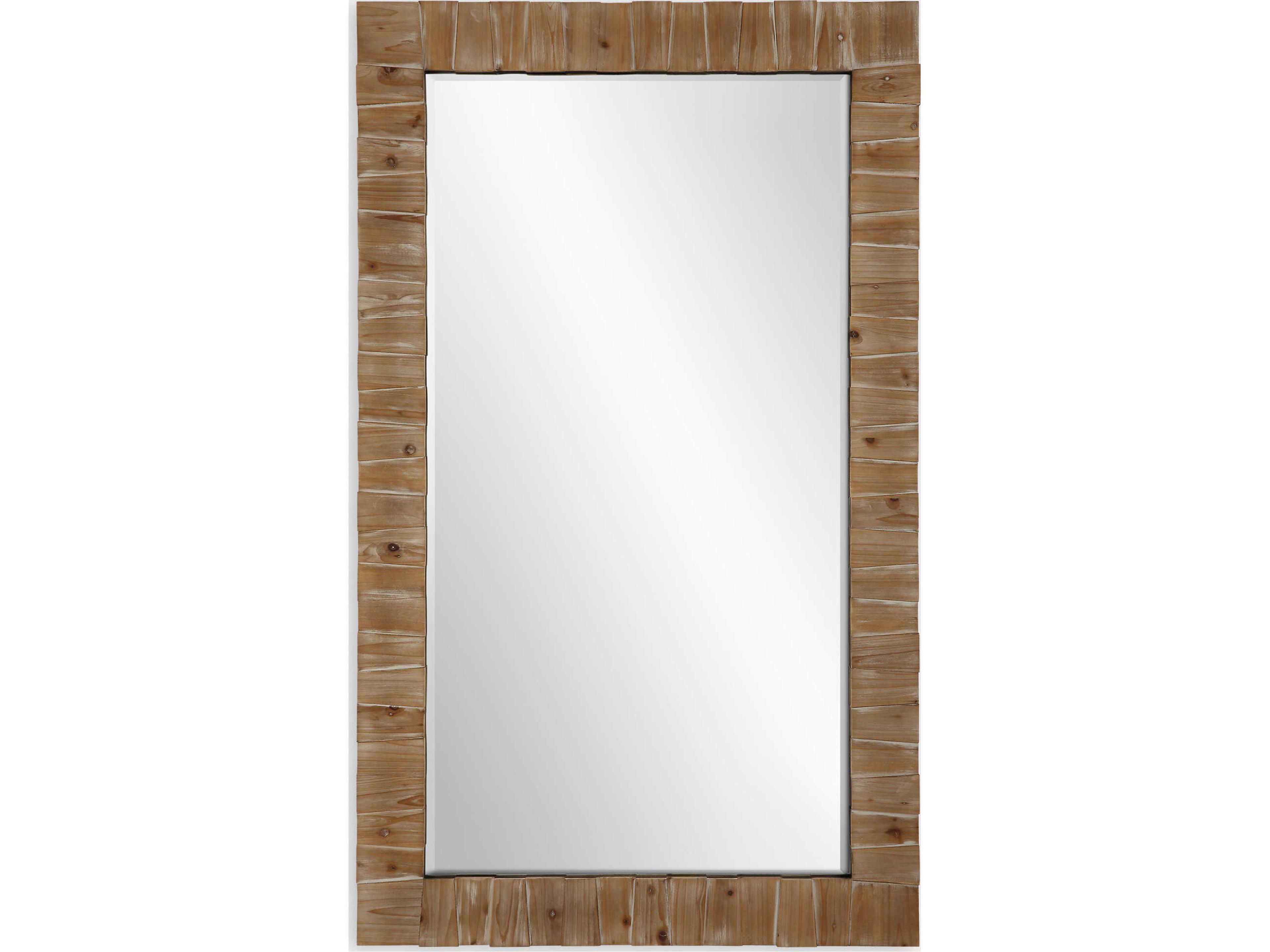 Uttermost Ayanna Light Gray Rectangular Wall Mirror