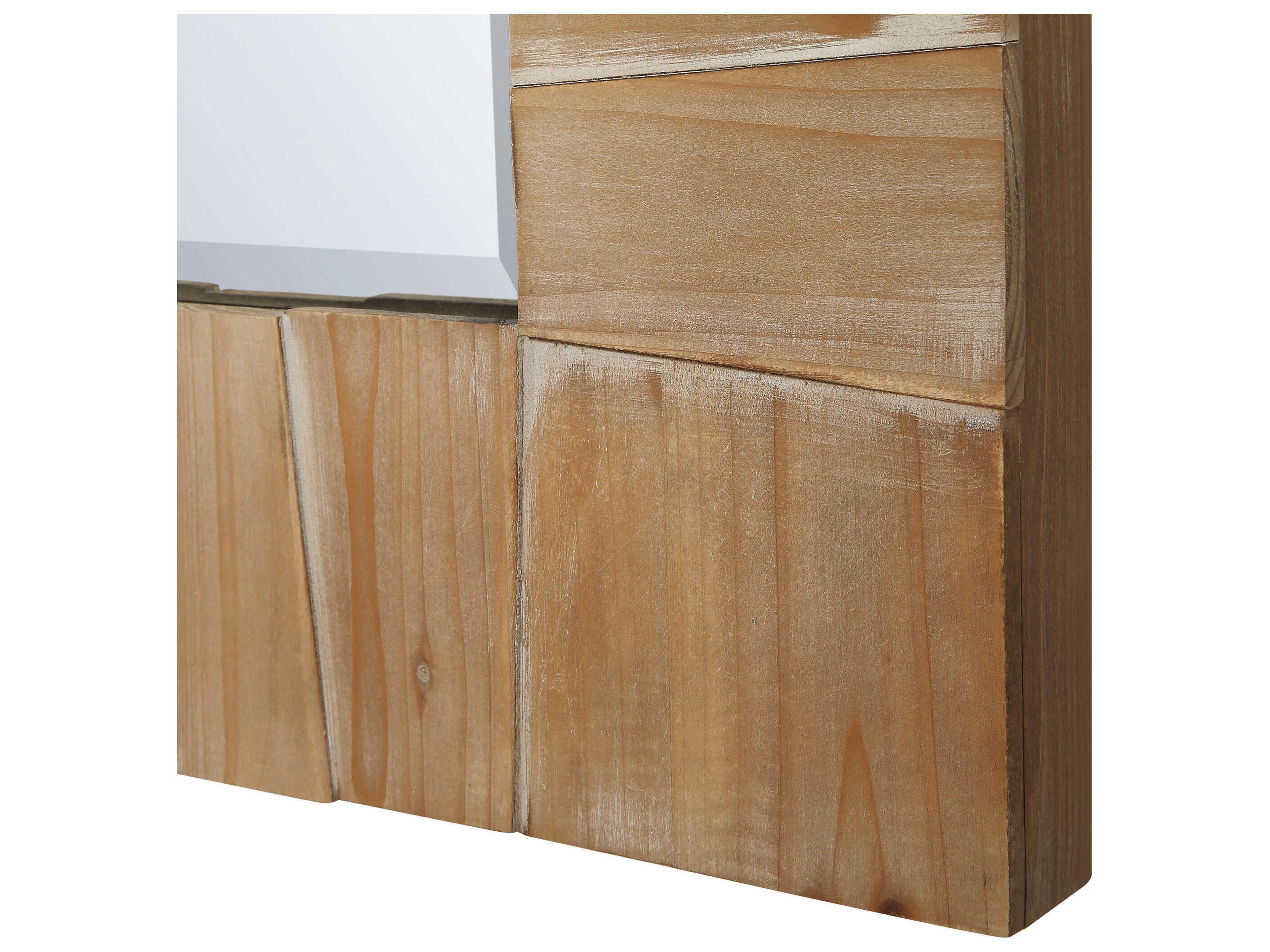 Uttermost Ayanna Light Gray Rectangular Wall Mirror