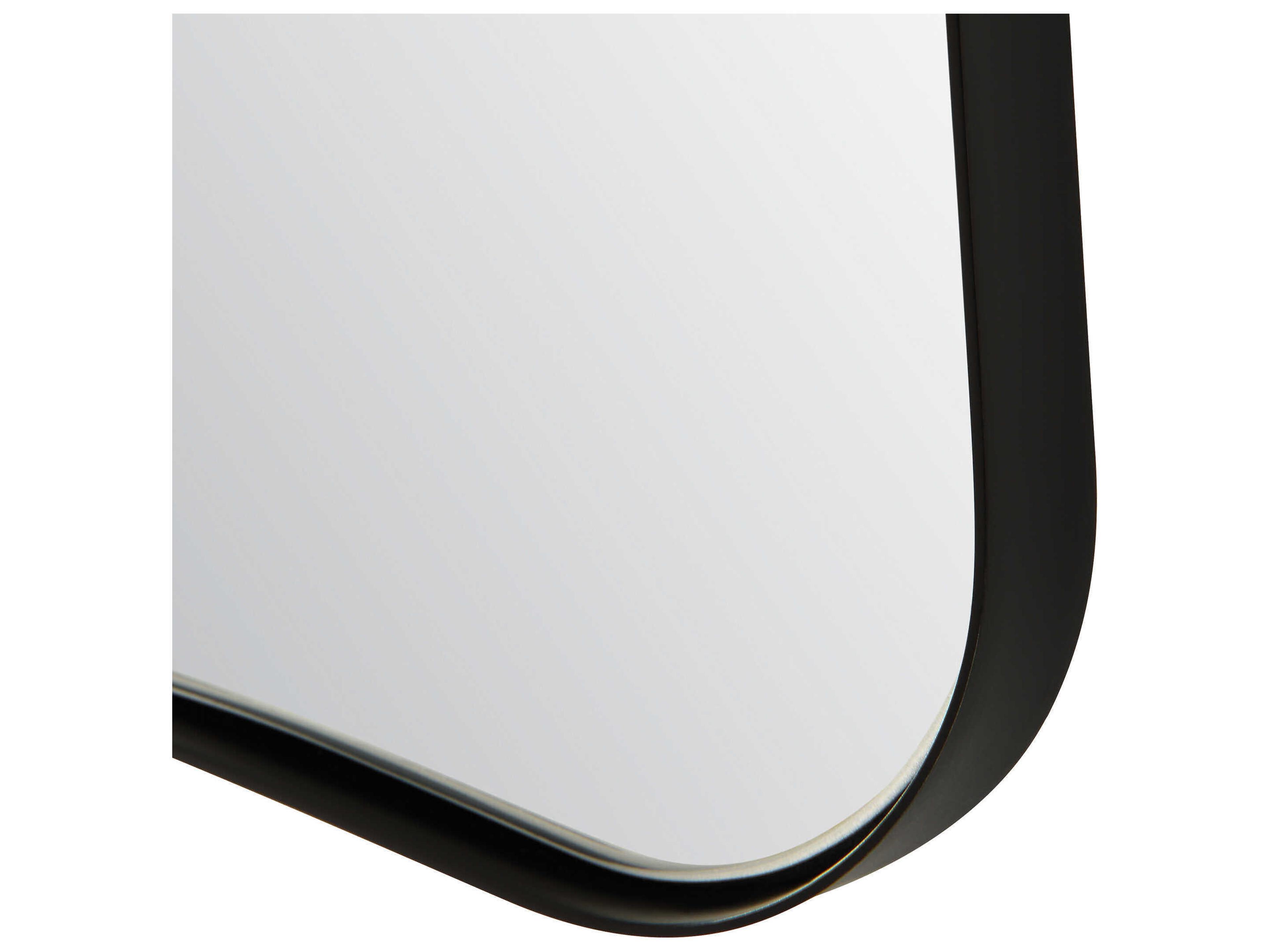 Uttermost Loudon Satin Black Rectangular Wall Mirror