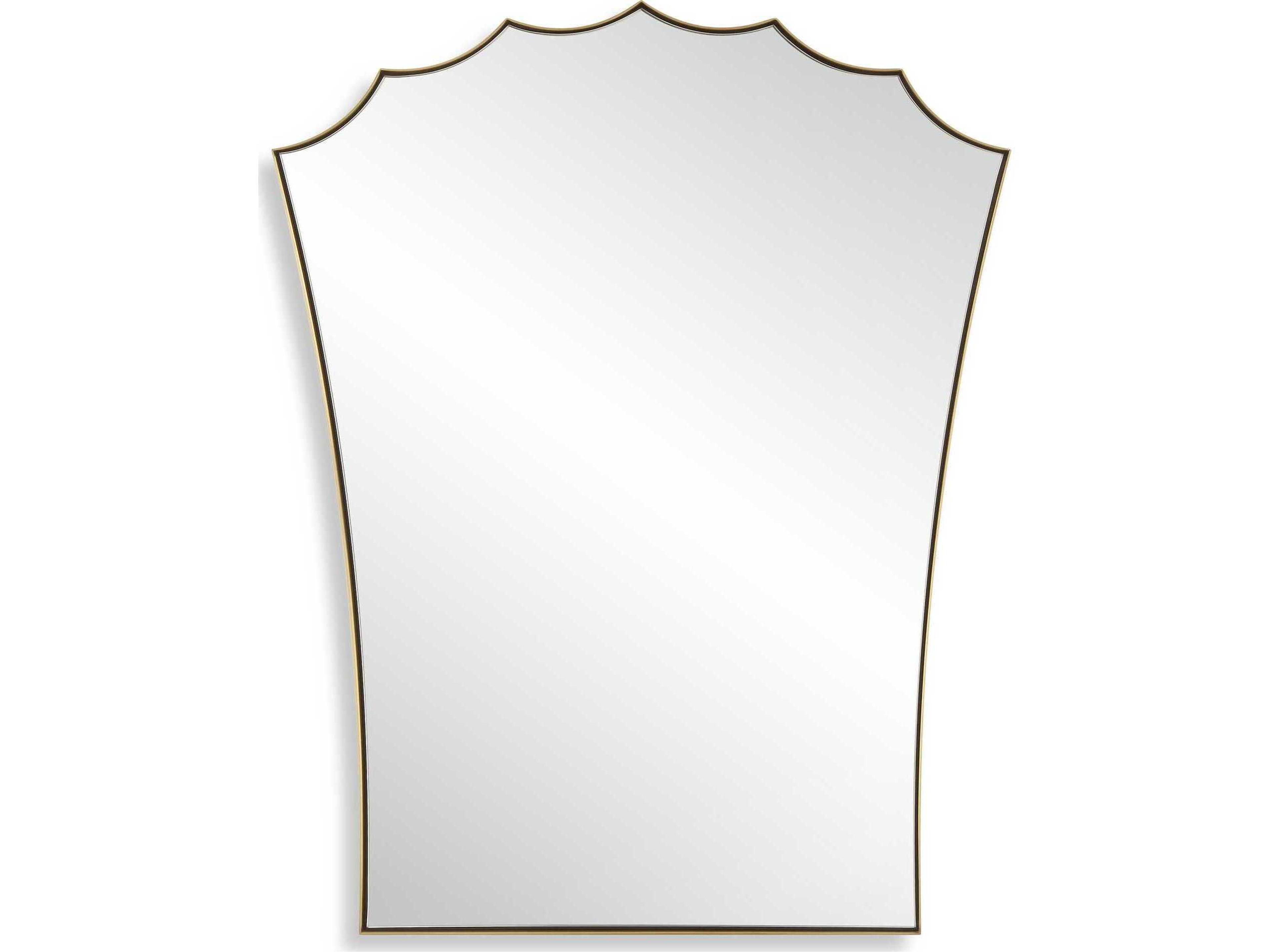 Uttermost Monarch Antique Brass Wall Mirror