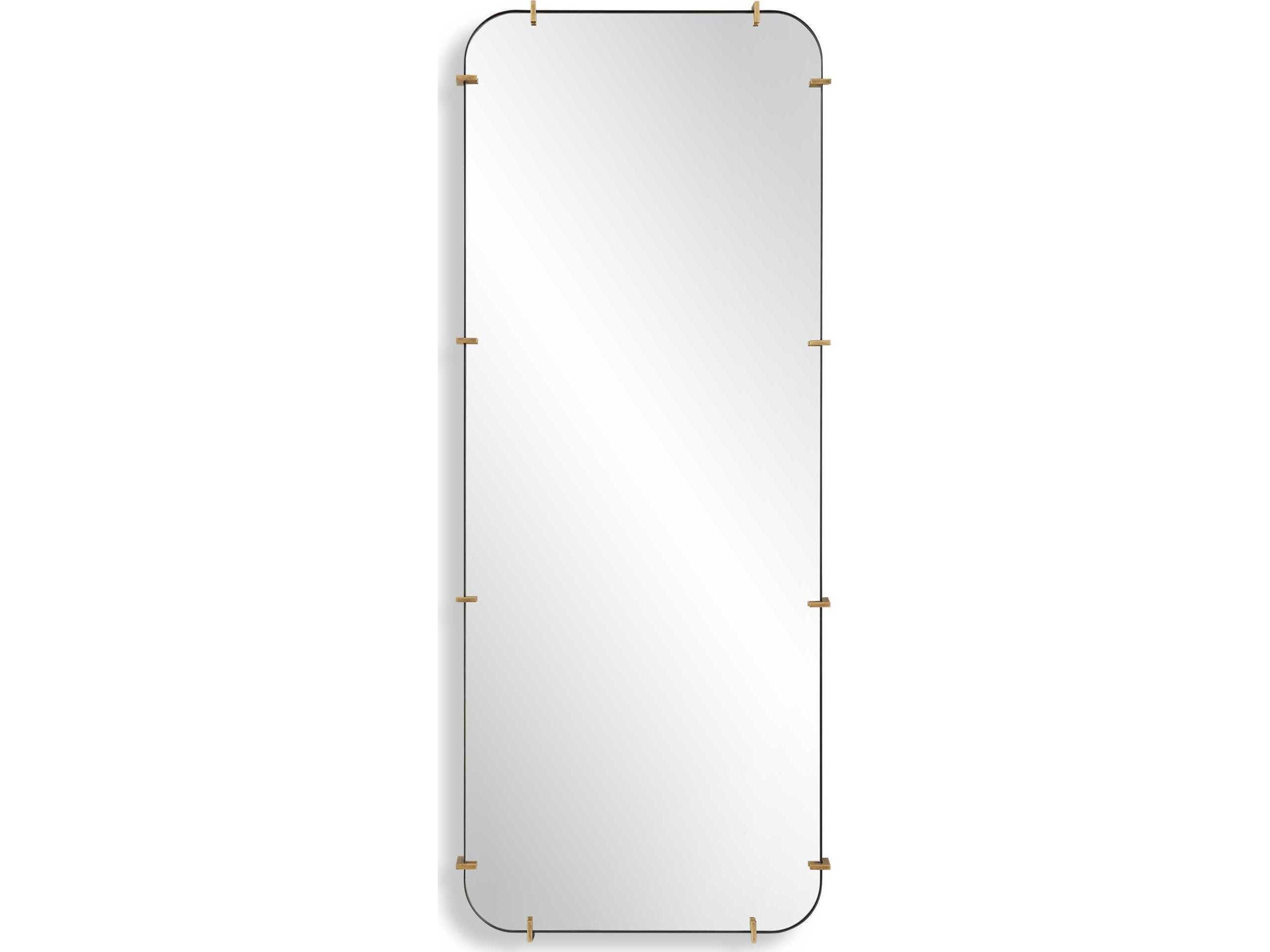 Uttermost Pali Black Rectangular Wall Mirror