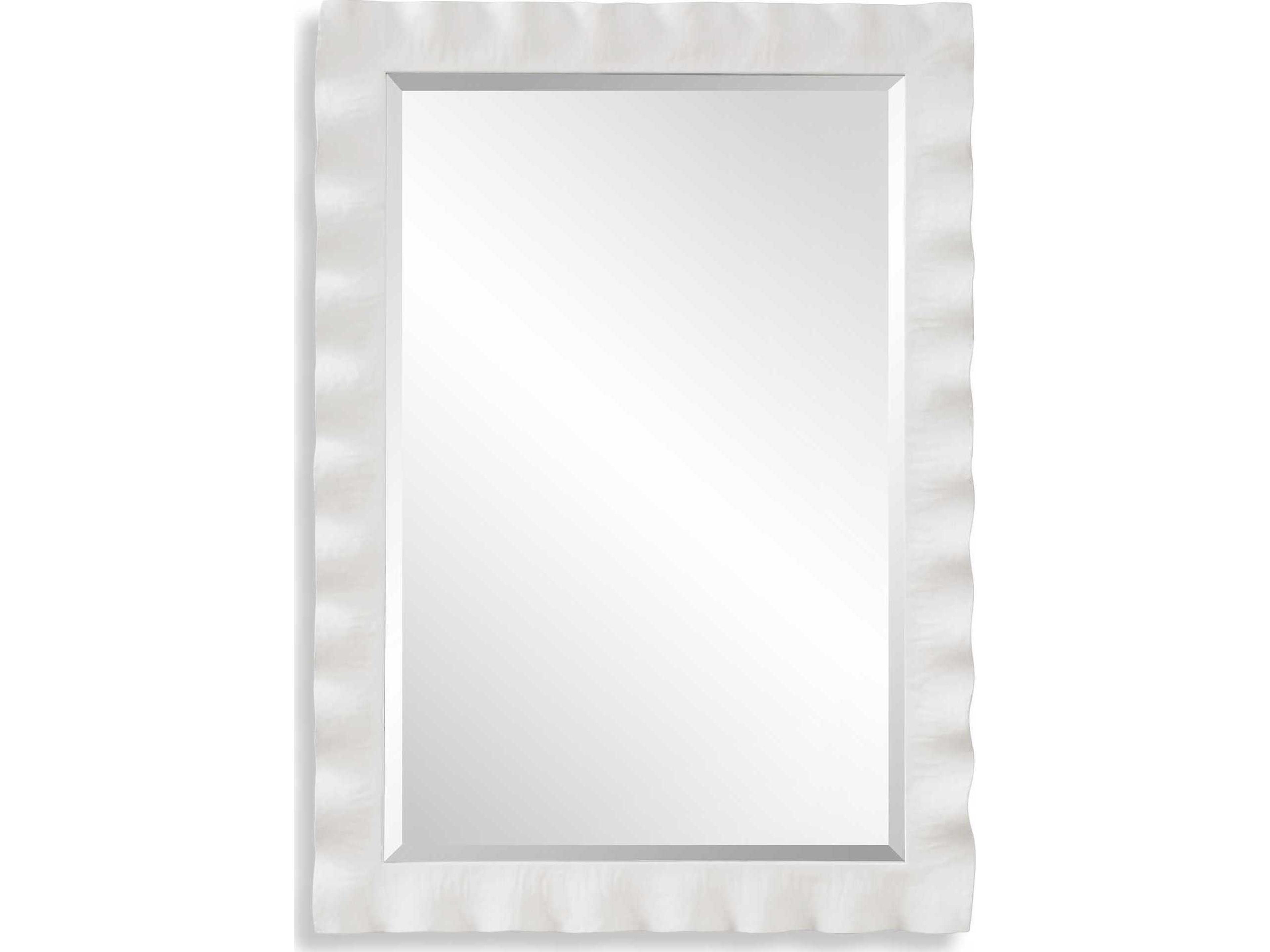 Haya White Rectangular Wall Mirror