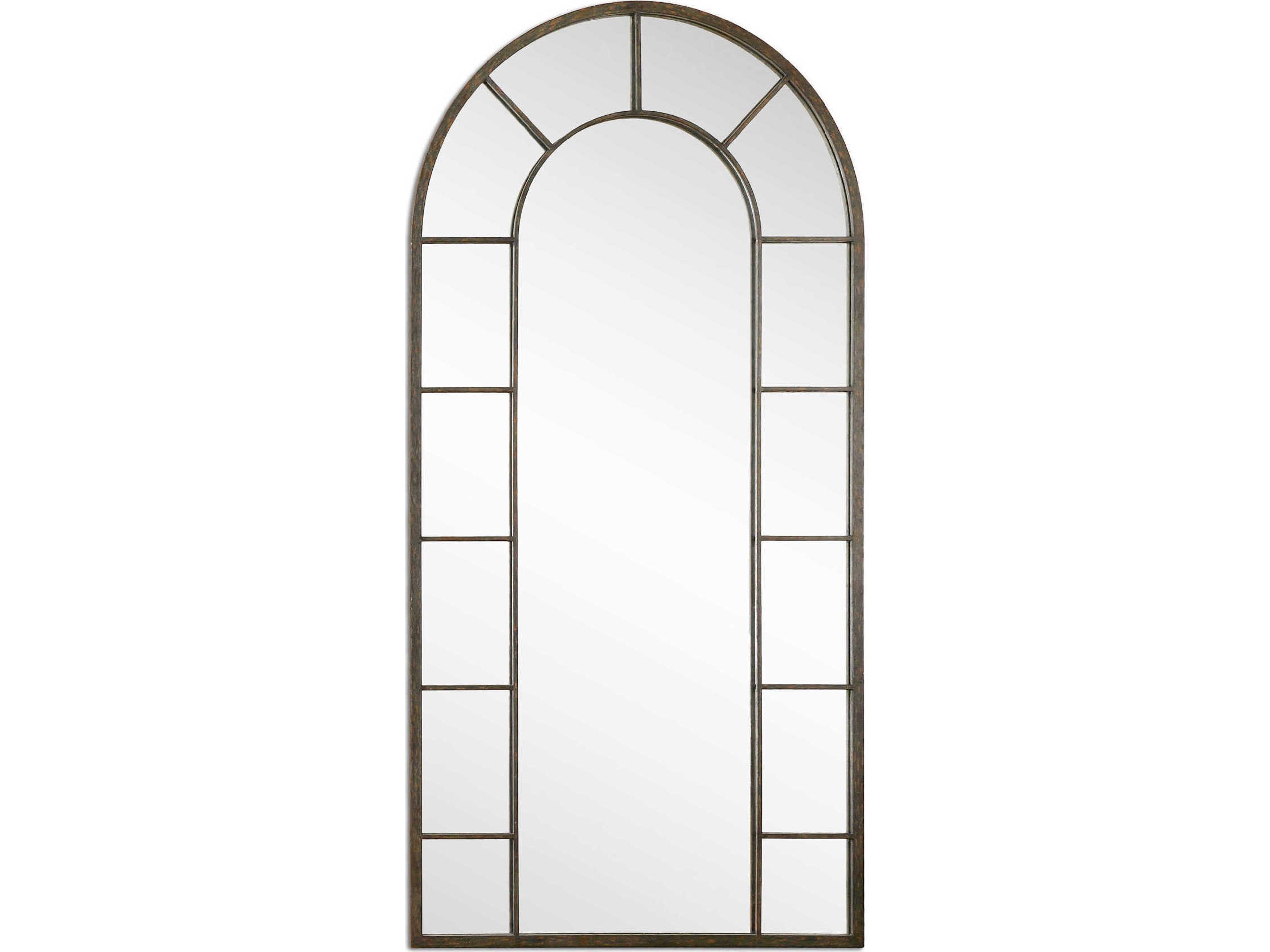 Dillingham Black Arch Wall Mirror