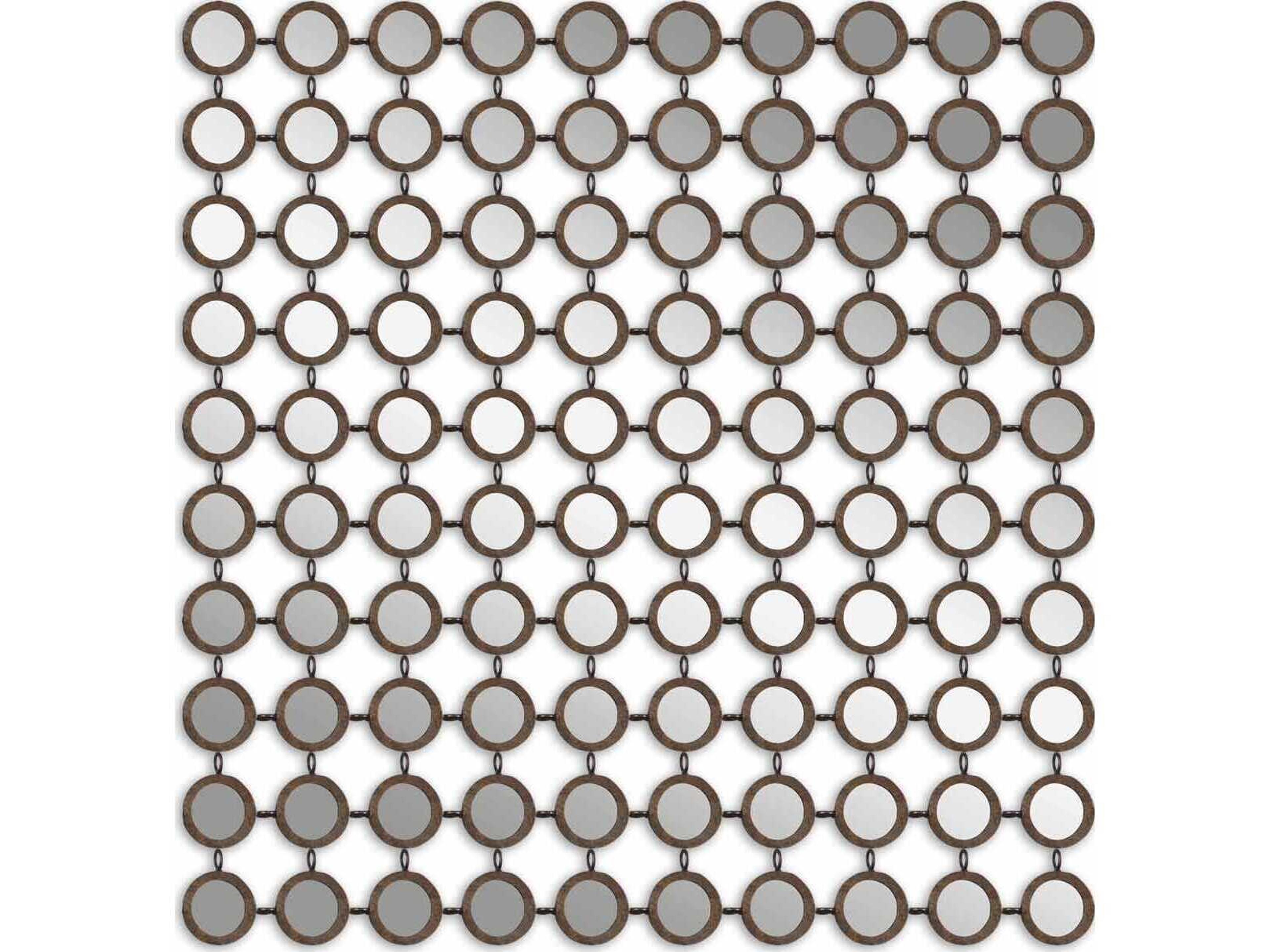 Uttermost Dinuba Antique Silver Champagne Wall Mirror