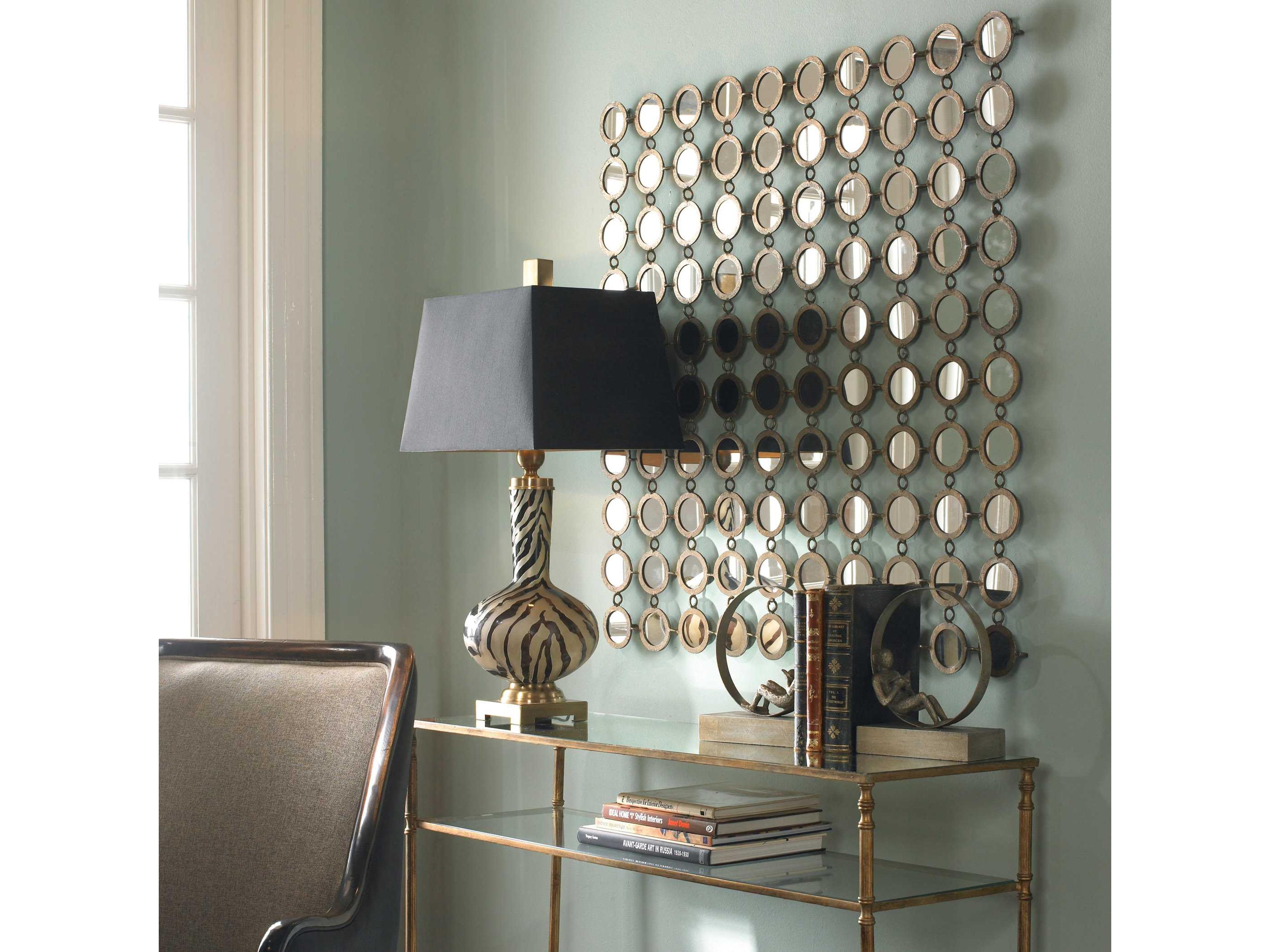 Uttermost Dinuba Antique Silver Champagne Wall Mirror