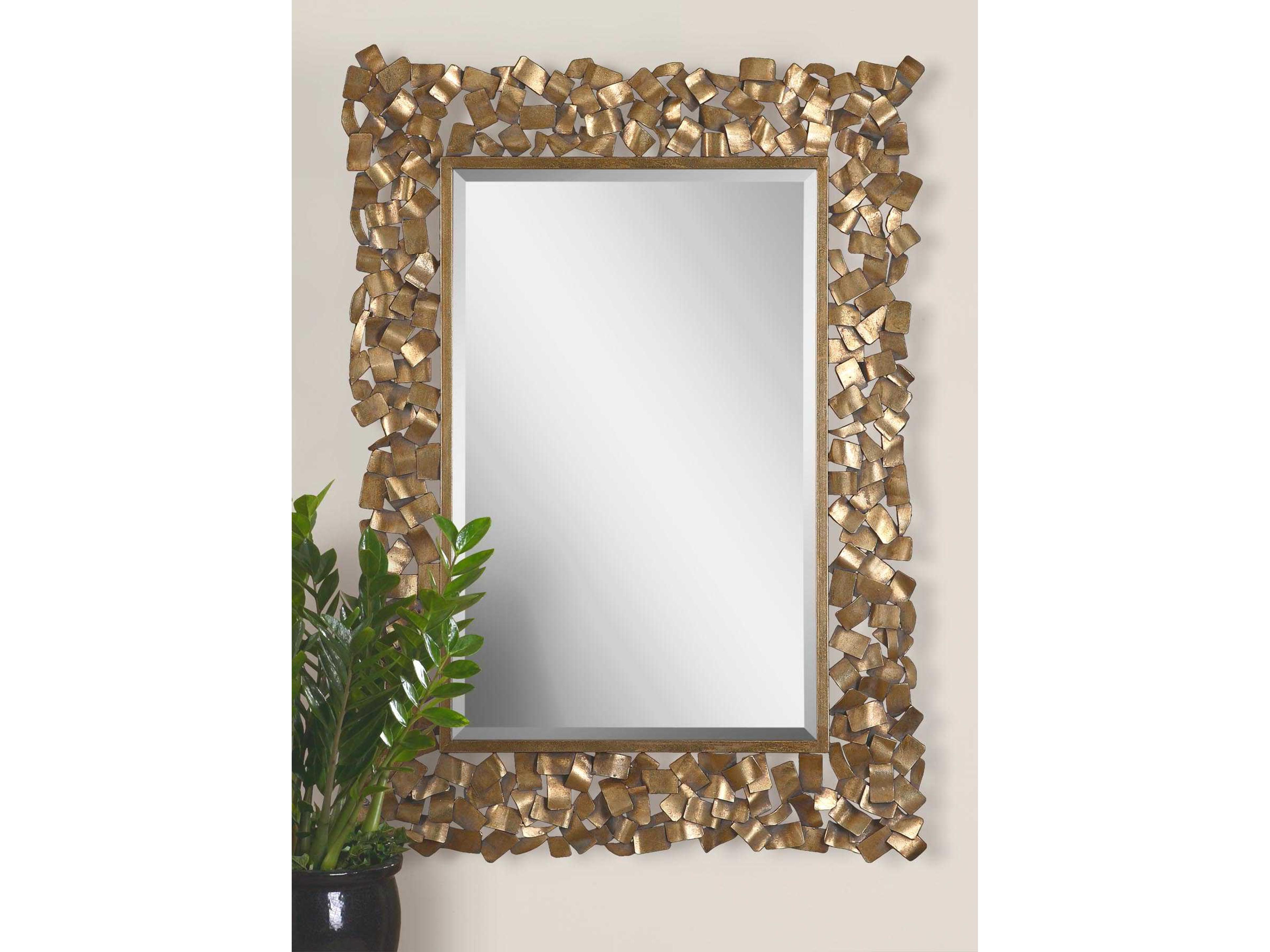 Uttermost Capulin Antique Gold Wall Mirror