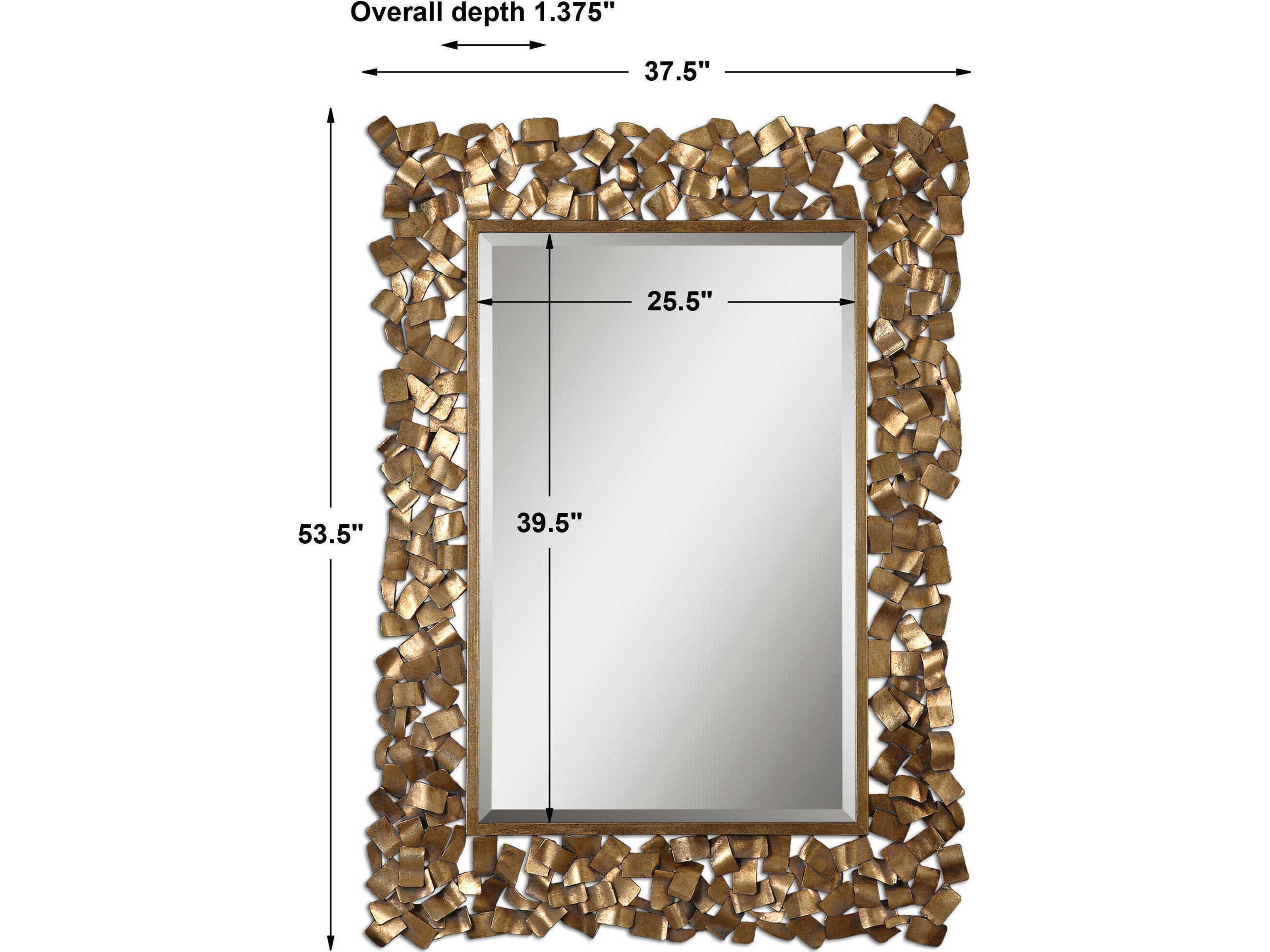 Uttermost Capulin Antique Gold Wall Mirror