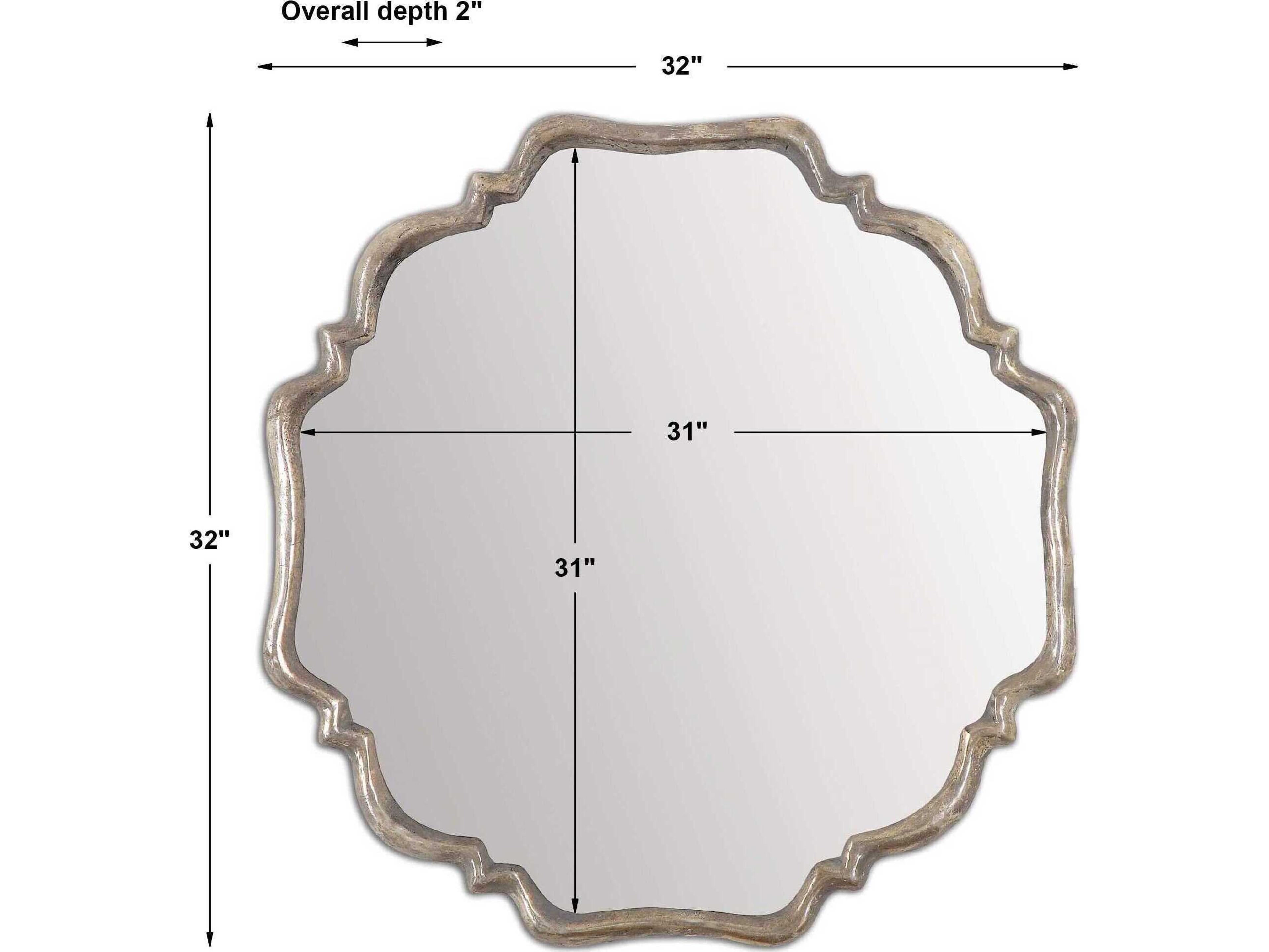 Uttermost Valentia Silver Wall Mirror