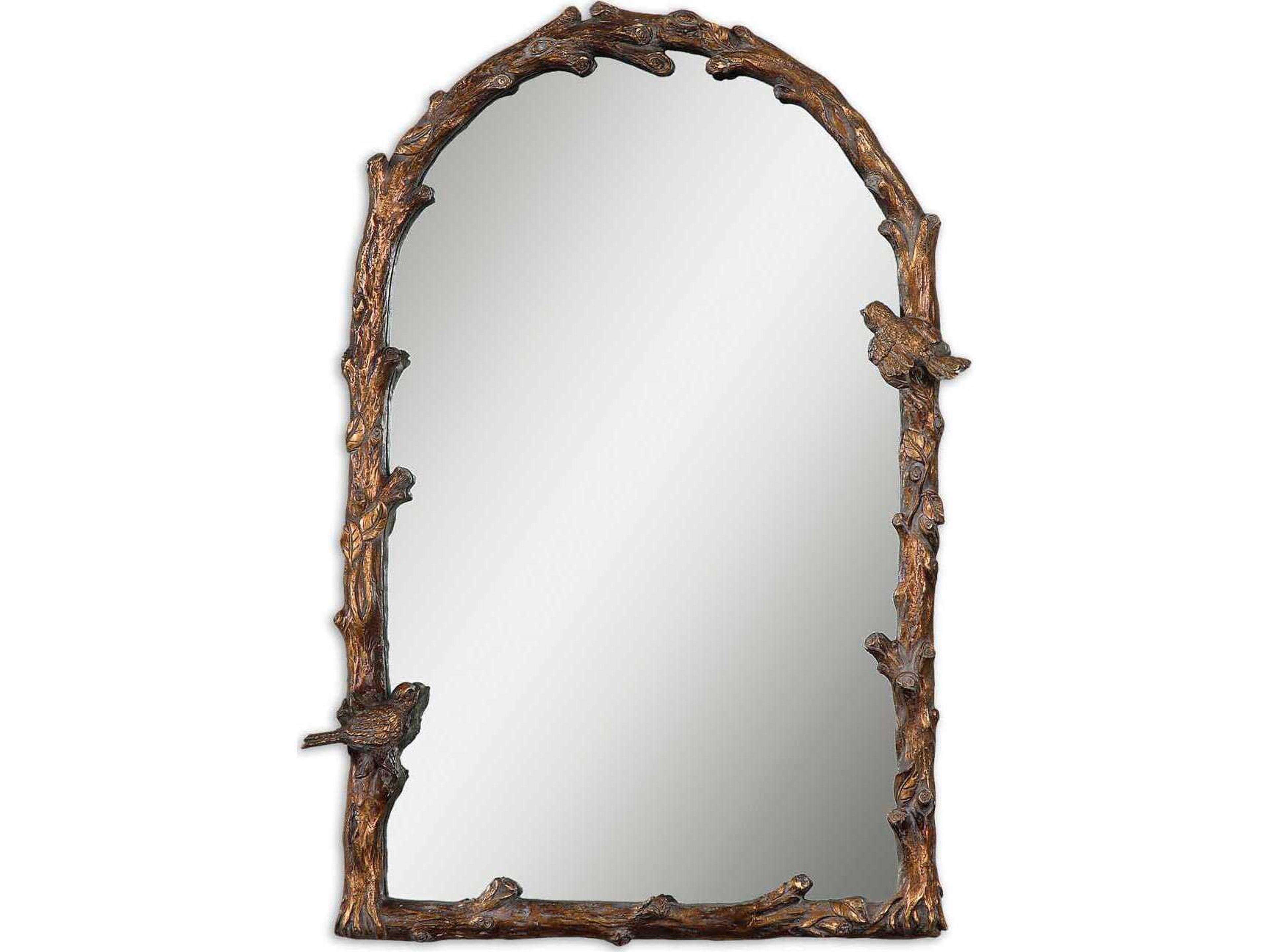 Uttermost Paza Antique Gold Arch Wall Mirror