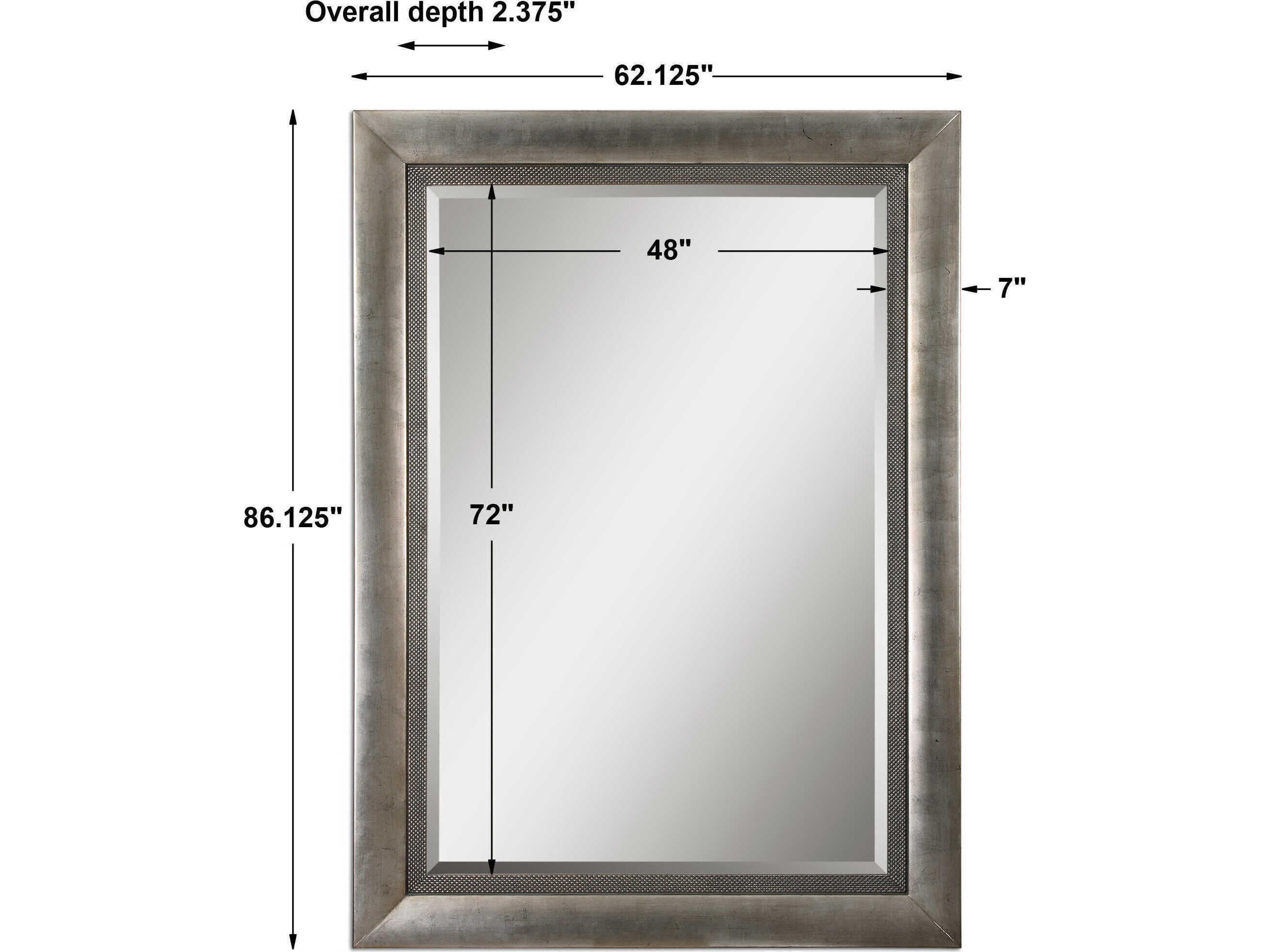 Uttermost Gilford Antique Silver Wall Mirror