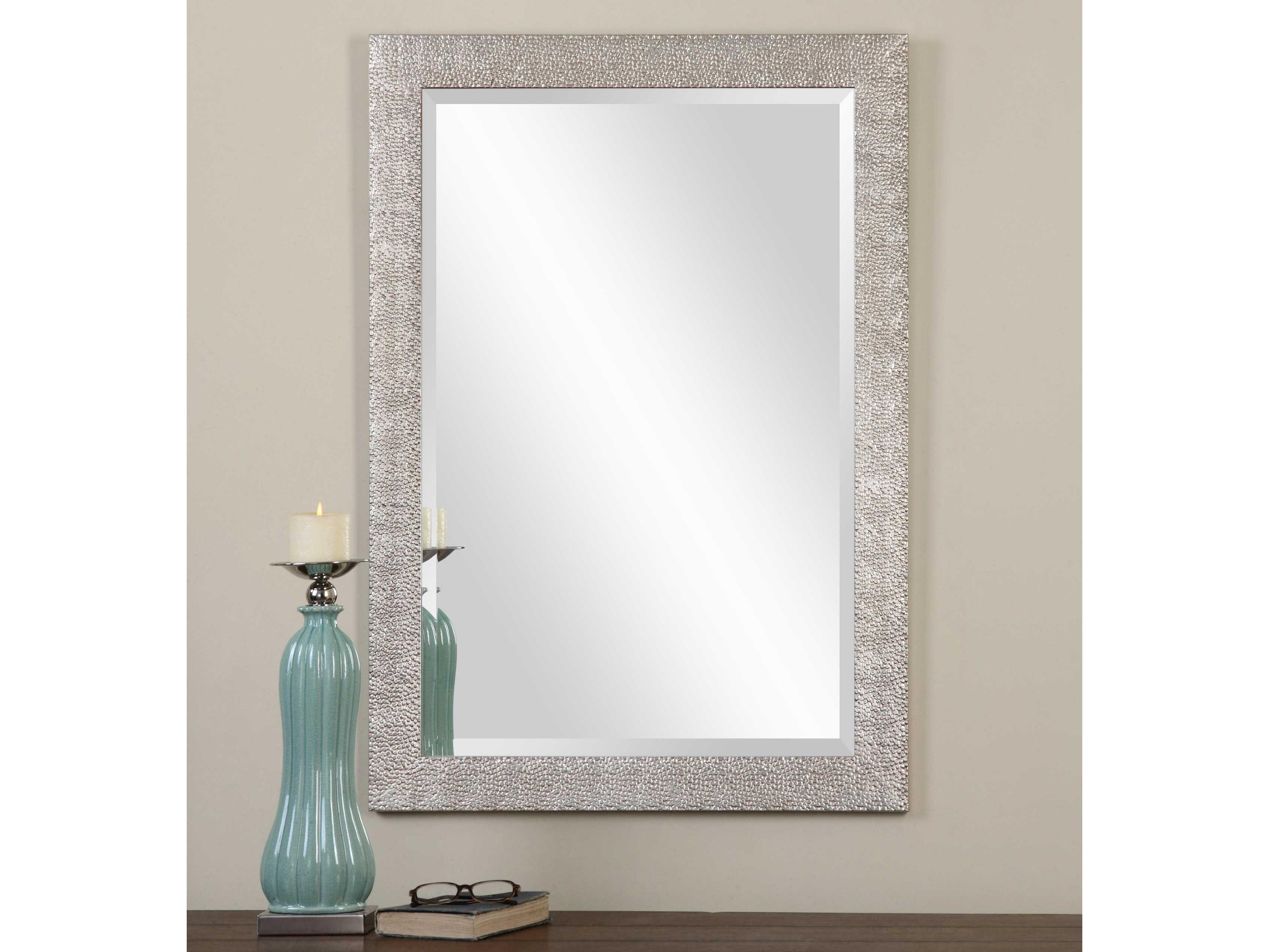 Uttermost Porcius Antiqued Silver Wall Mirror