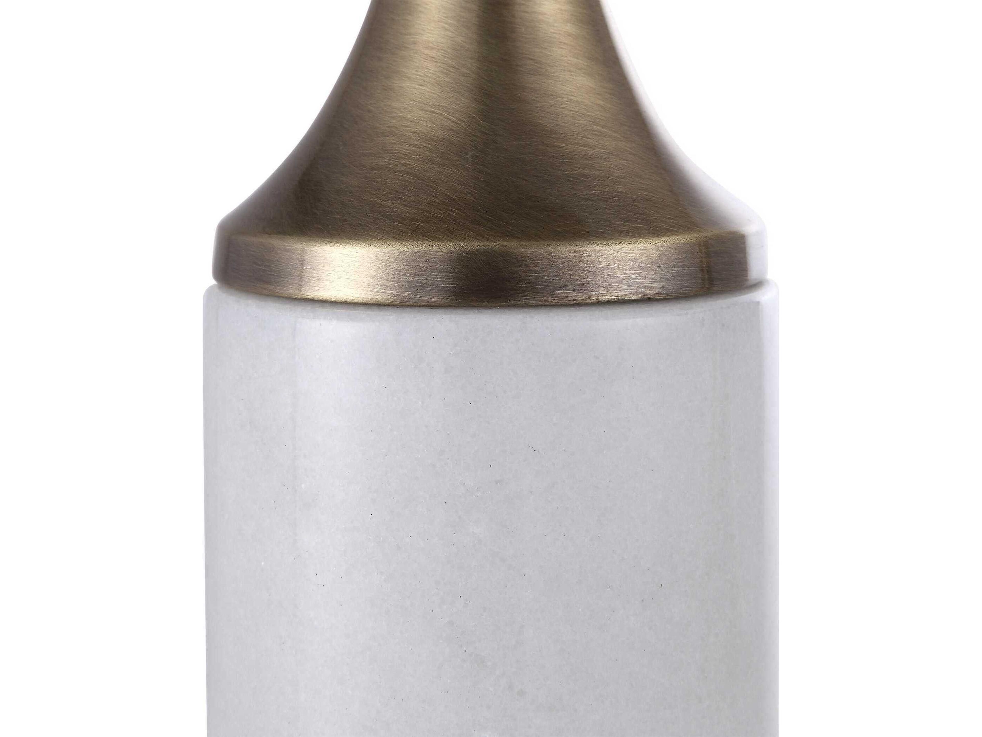 Uttermost Castiel Antique Brushed Brass Candle Holder Set of 2