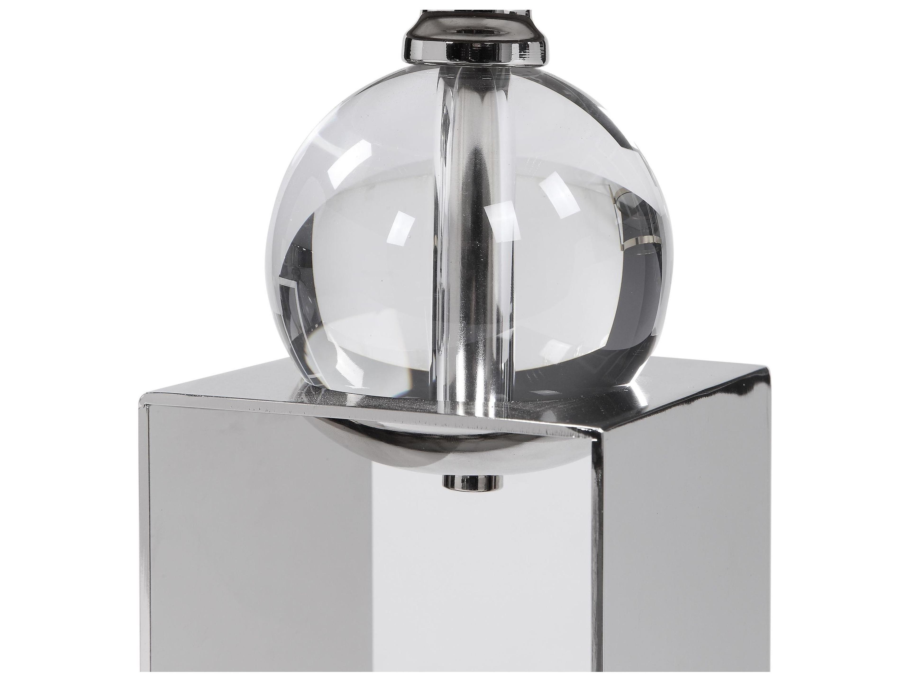 Uttermost Lucian Polished Nickel Candle Holder Set of 2