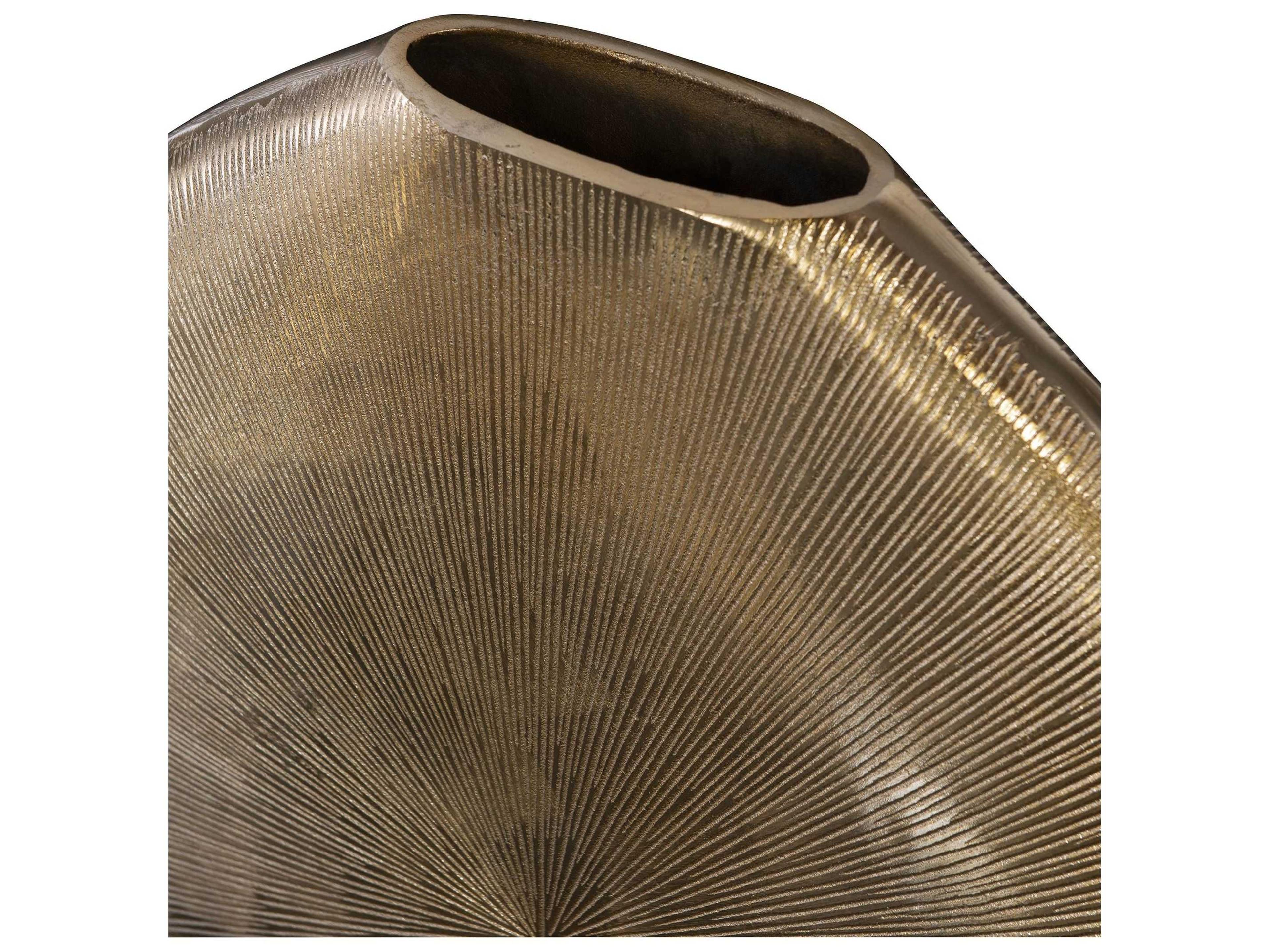 Uttermost Gretchen Light Champagne Silver Vase