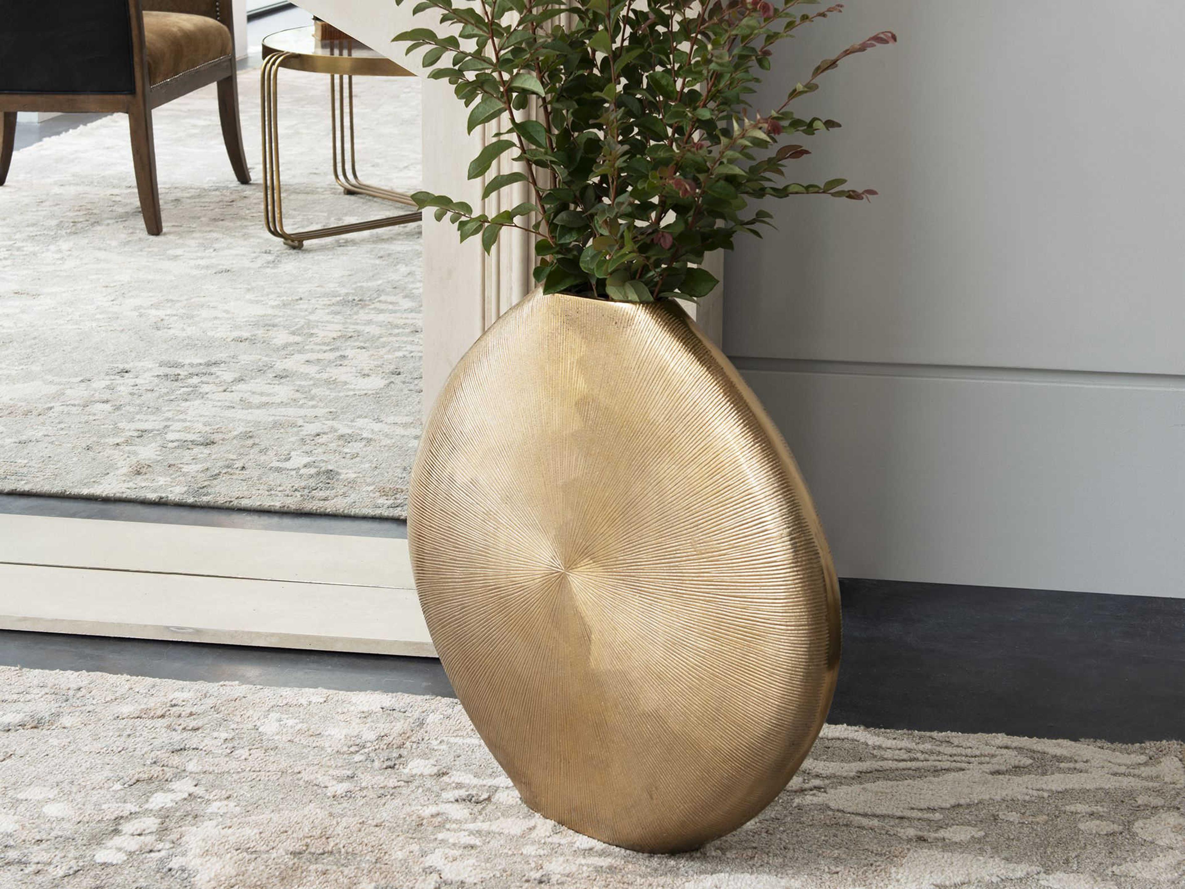 Uttermost Gretchen Light Champagne Silver Vase