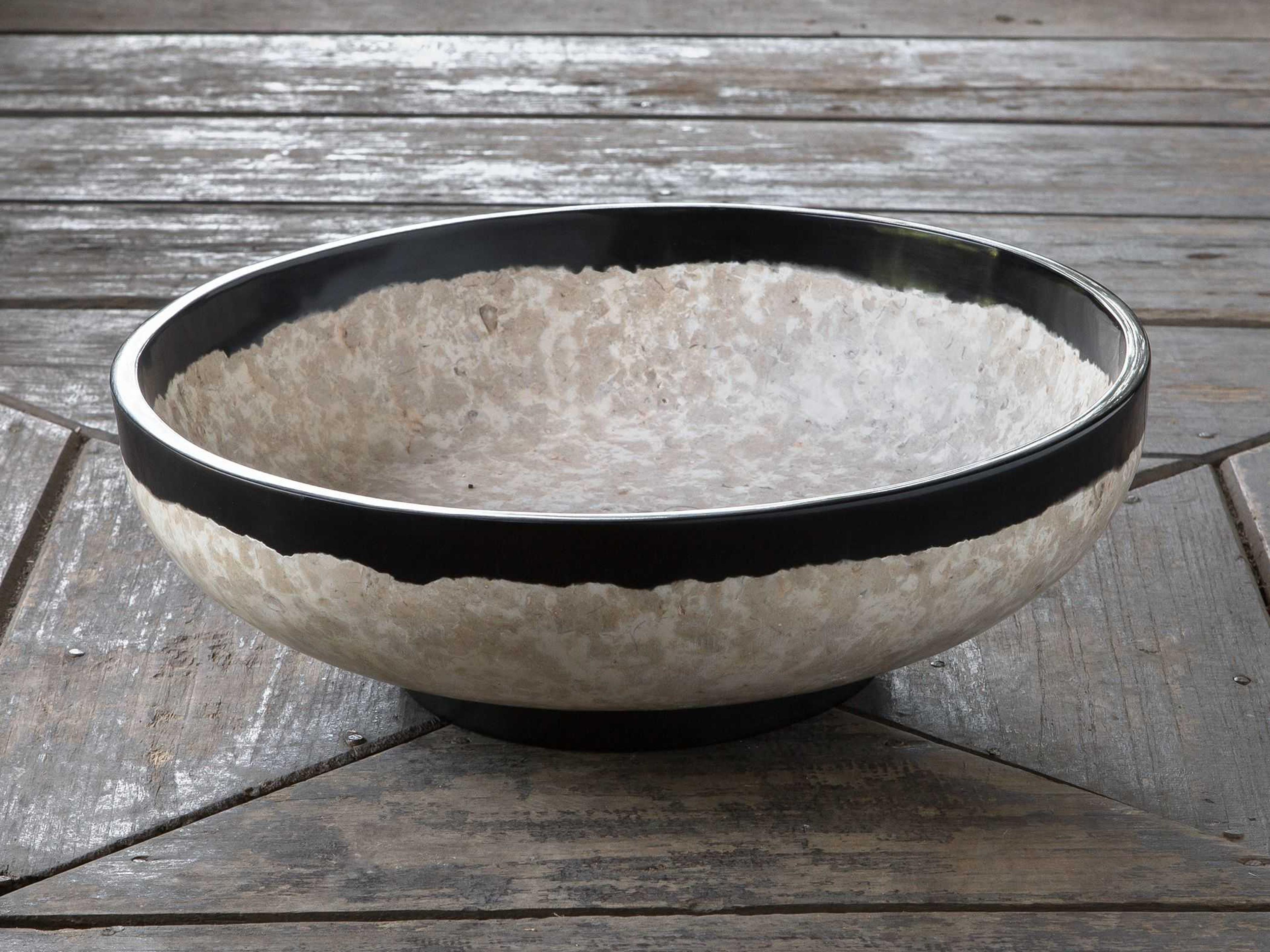 Uttermost Rastia Neutral Terrazzo Decorative Bowl