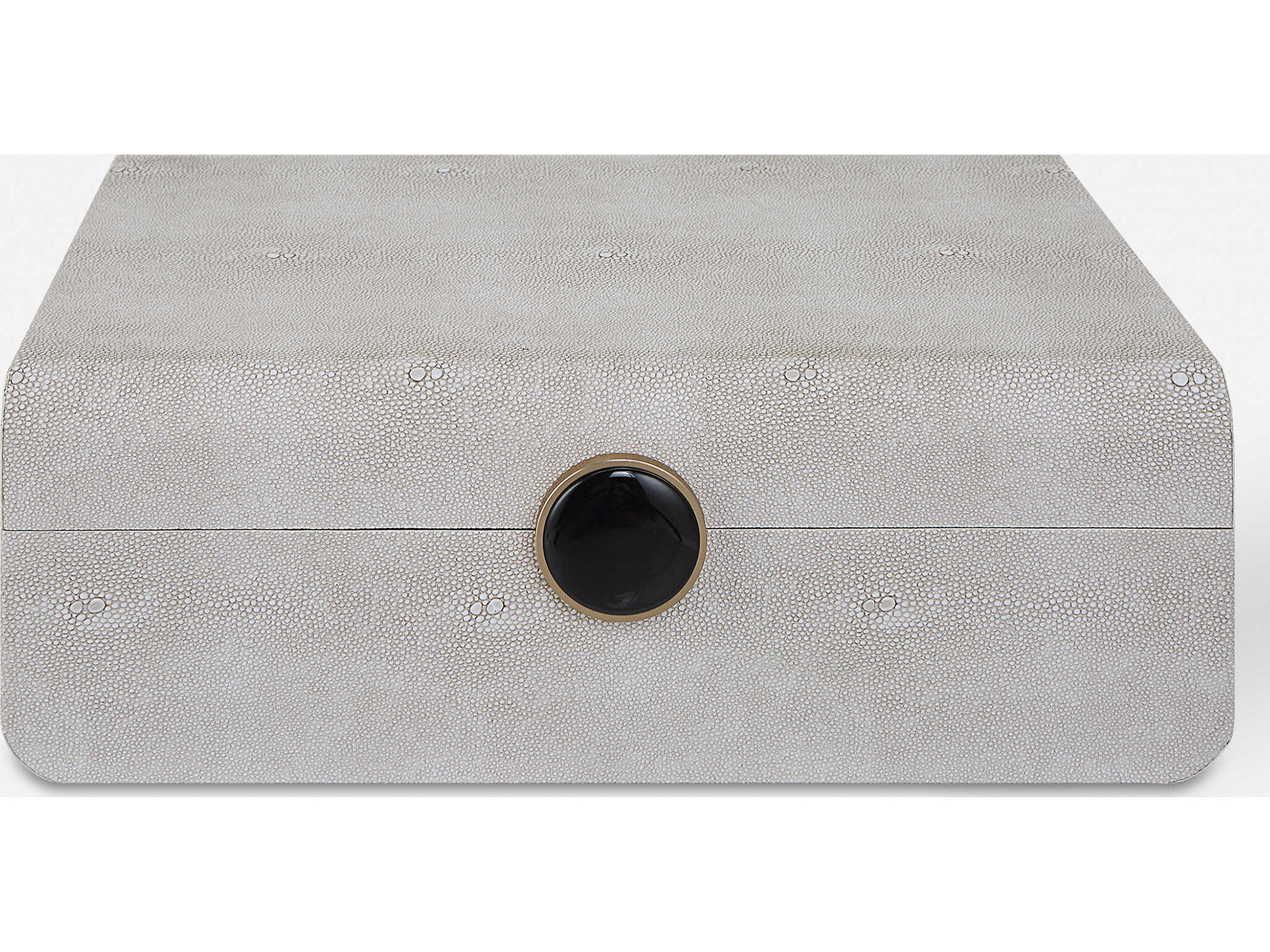 Uttermost Lalique White Jewelry Box