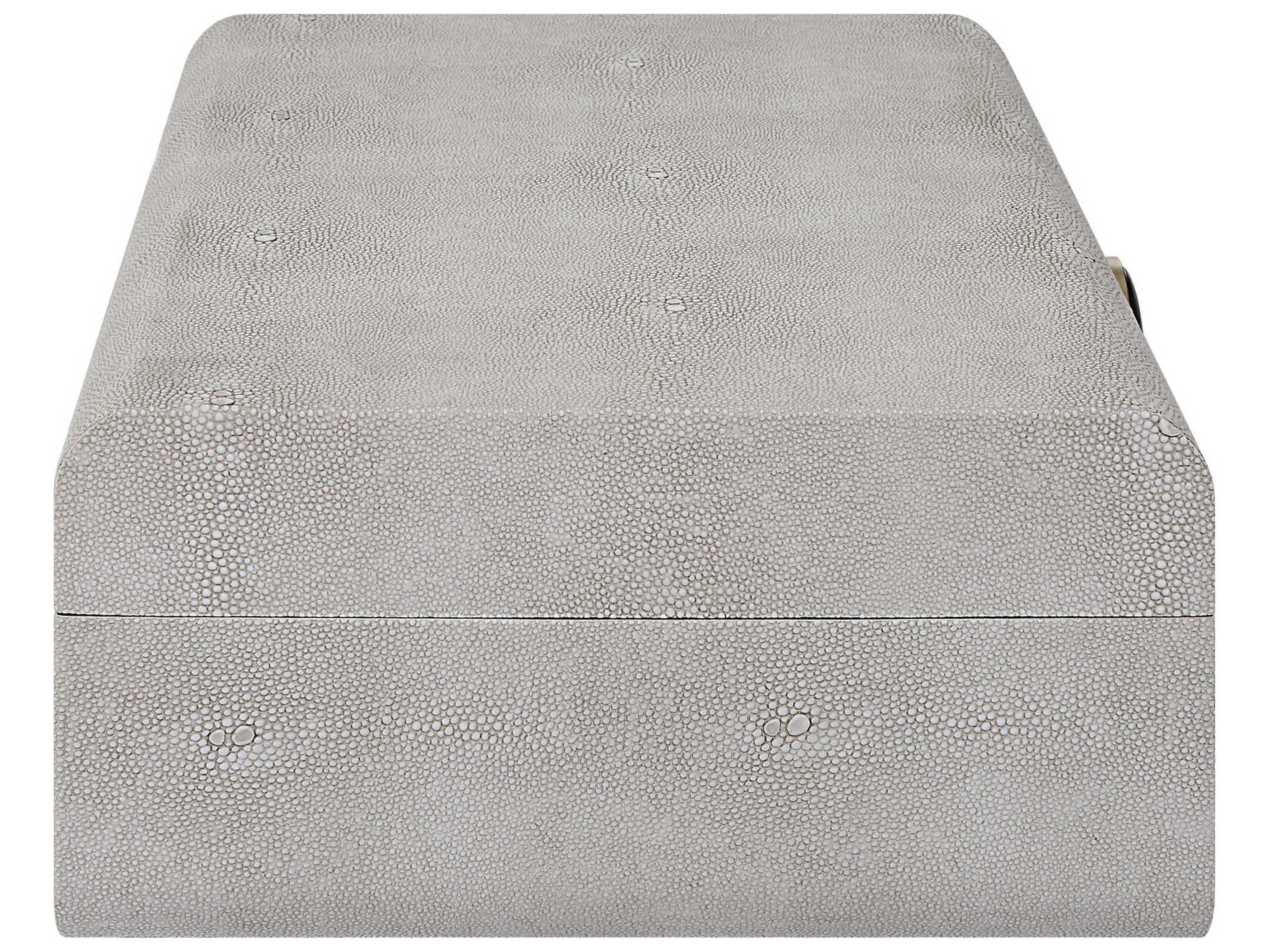 Uttermost Lalique White Jewelry Box