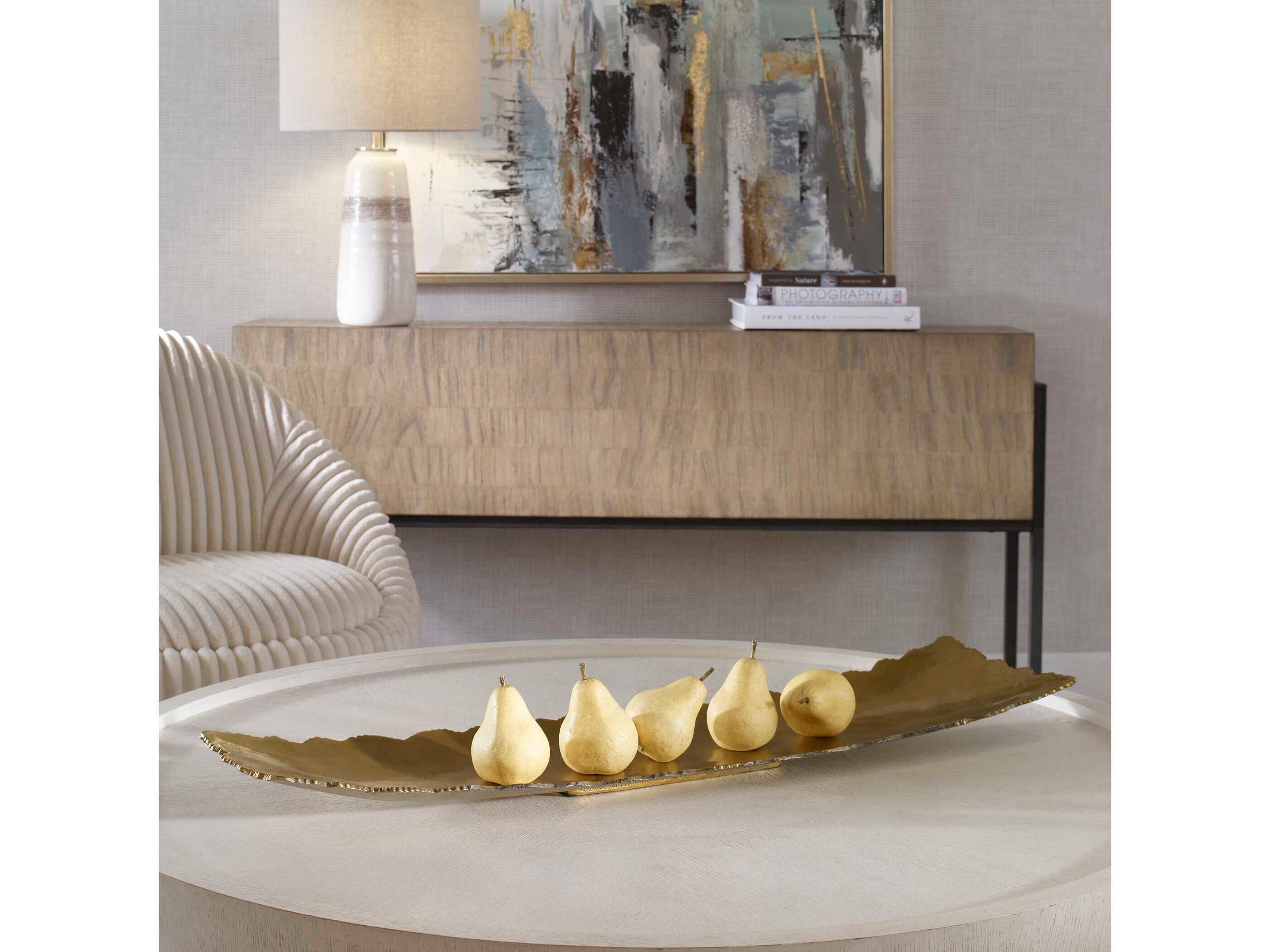 Uttermost Textured Gold Tray