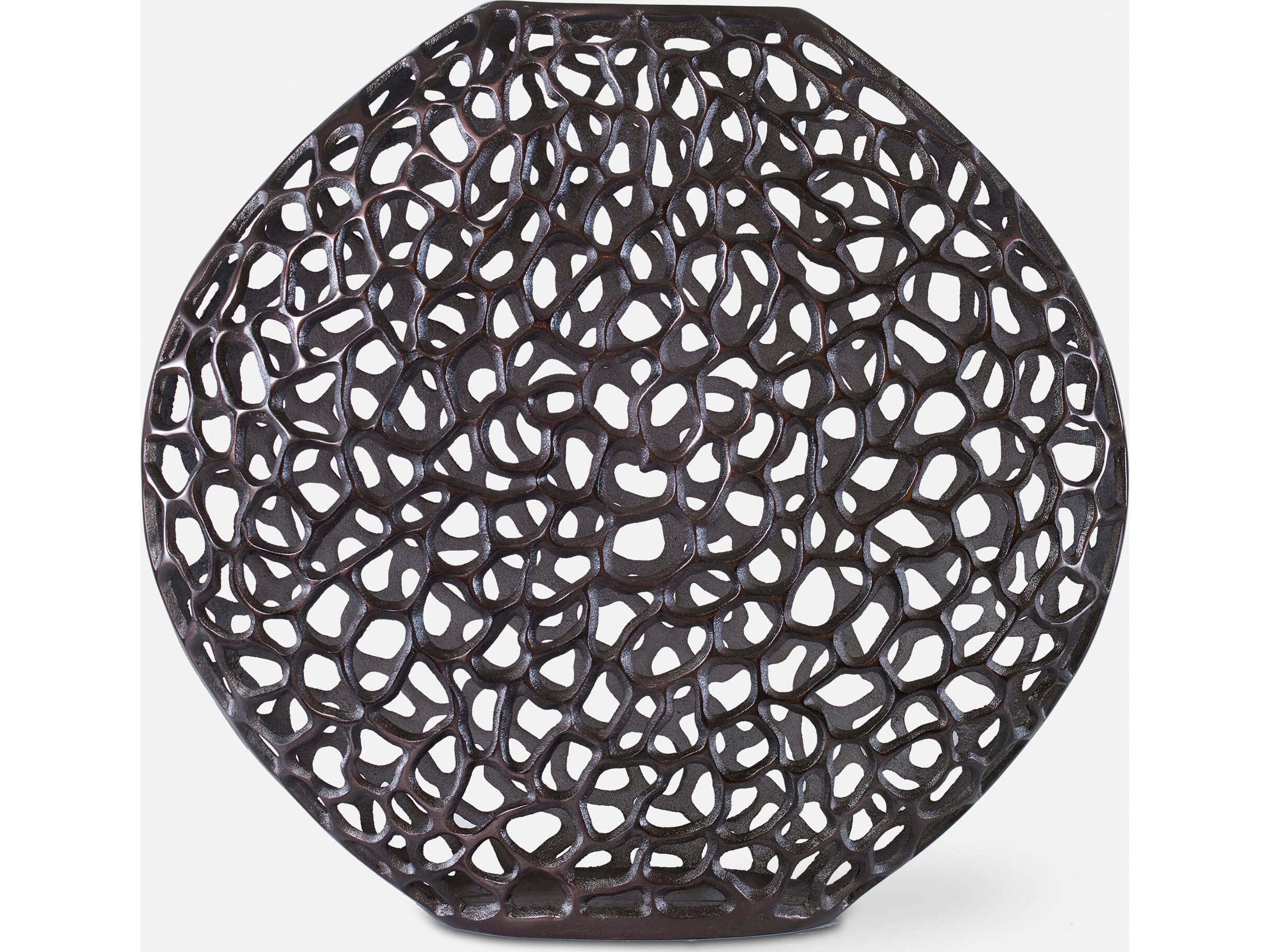 Uttermost Web Dark Bronze Vase