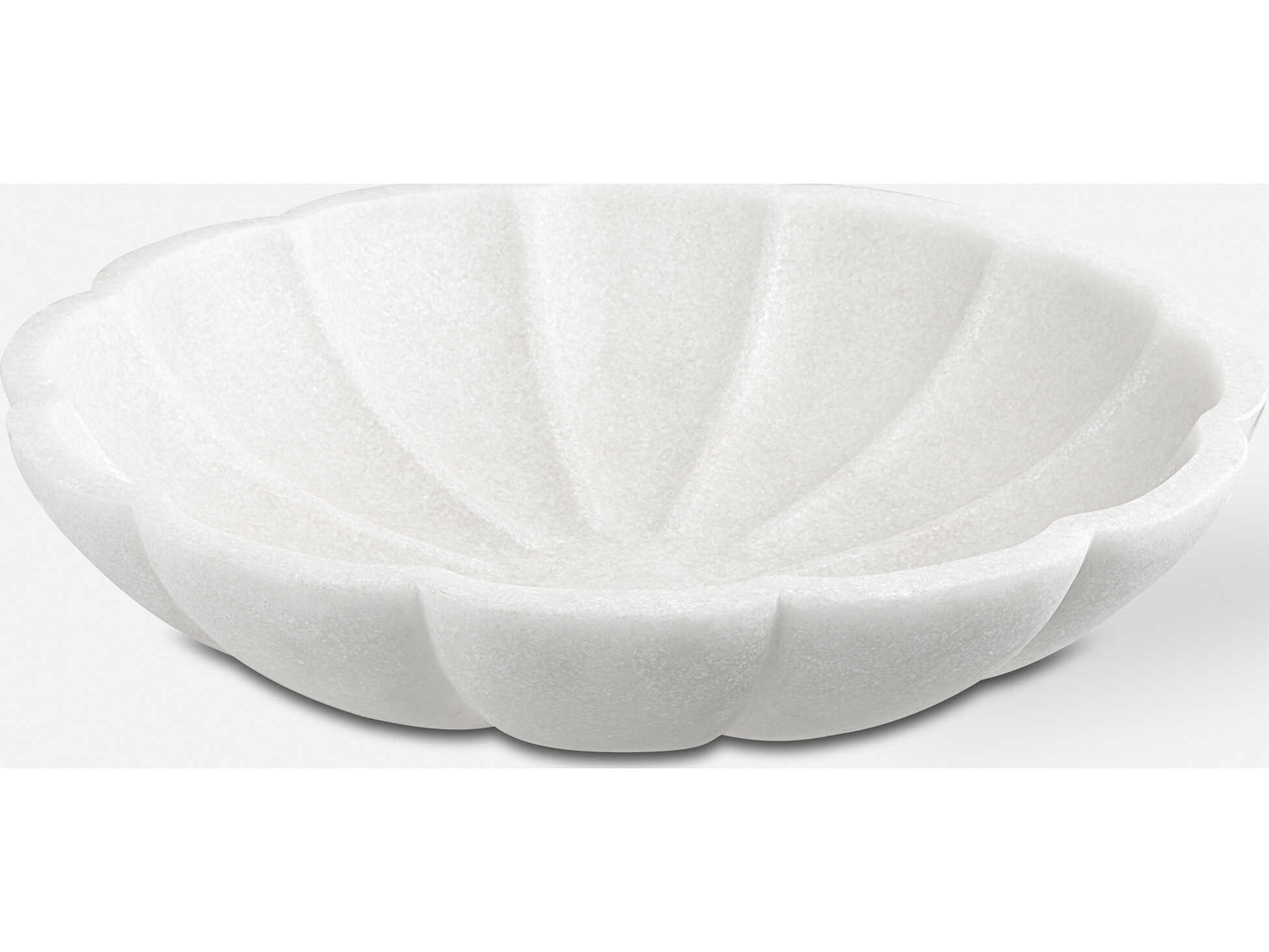 Petal Ivory Ricestone Decorative Bowl