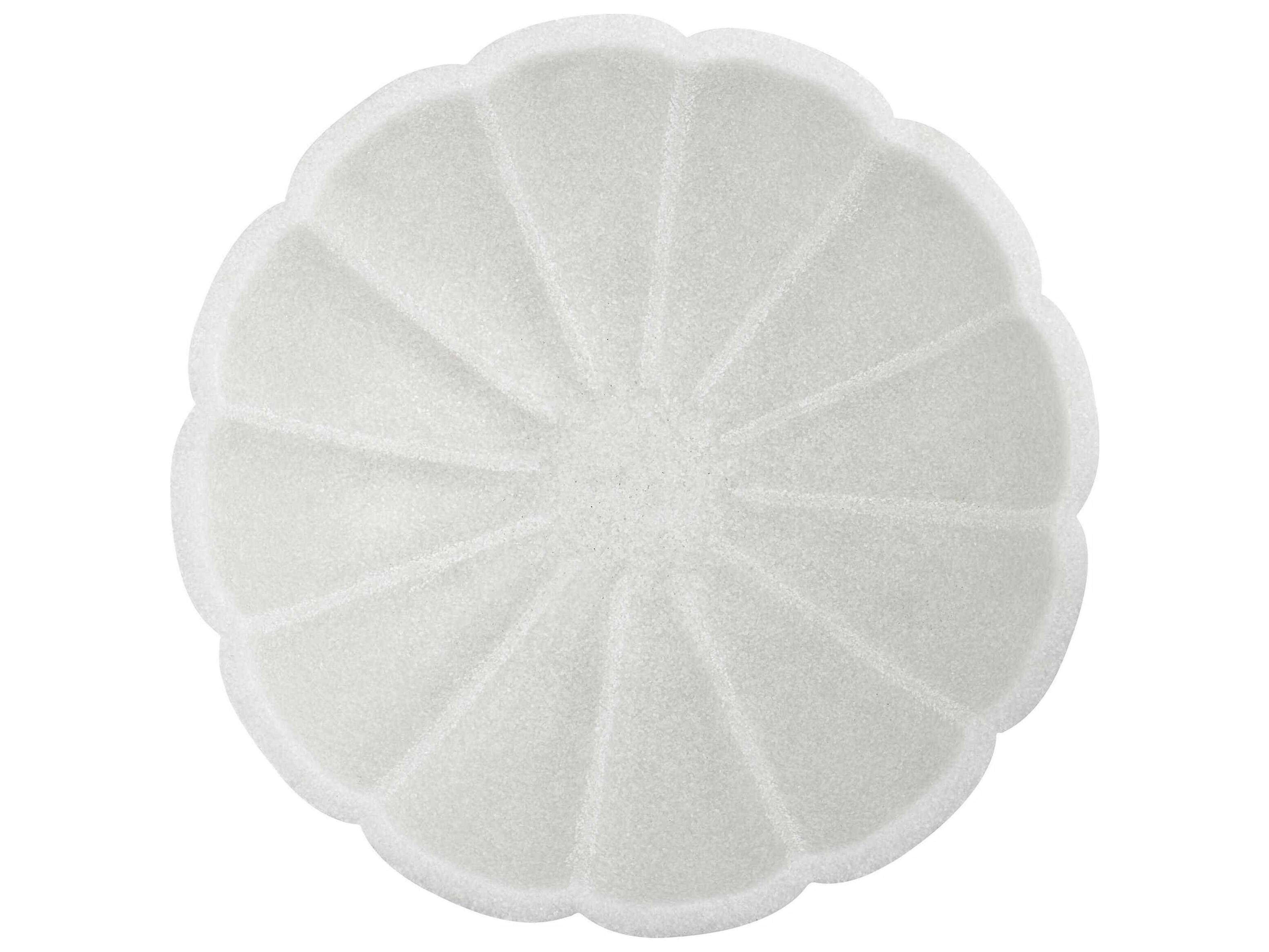 Uttermost Petal Ivory Ricestone Decorative Bowl