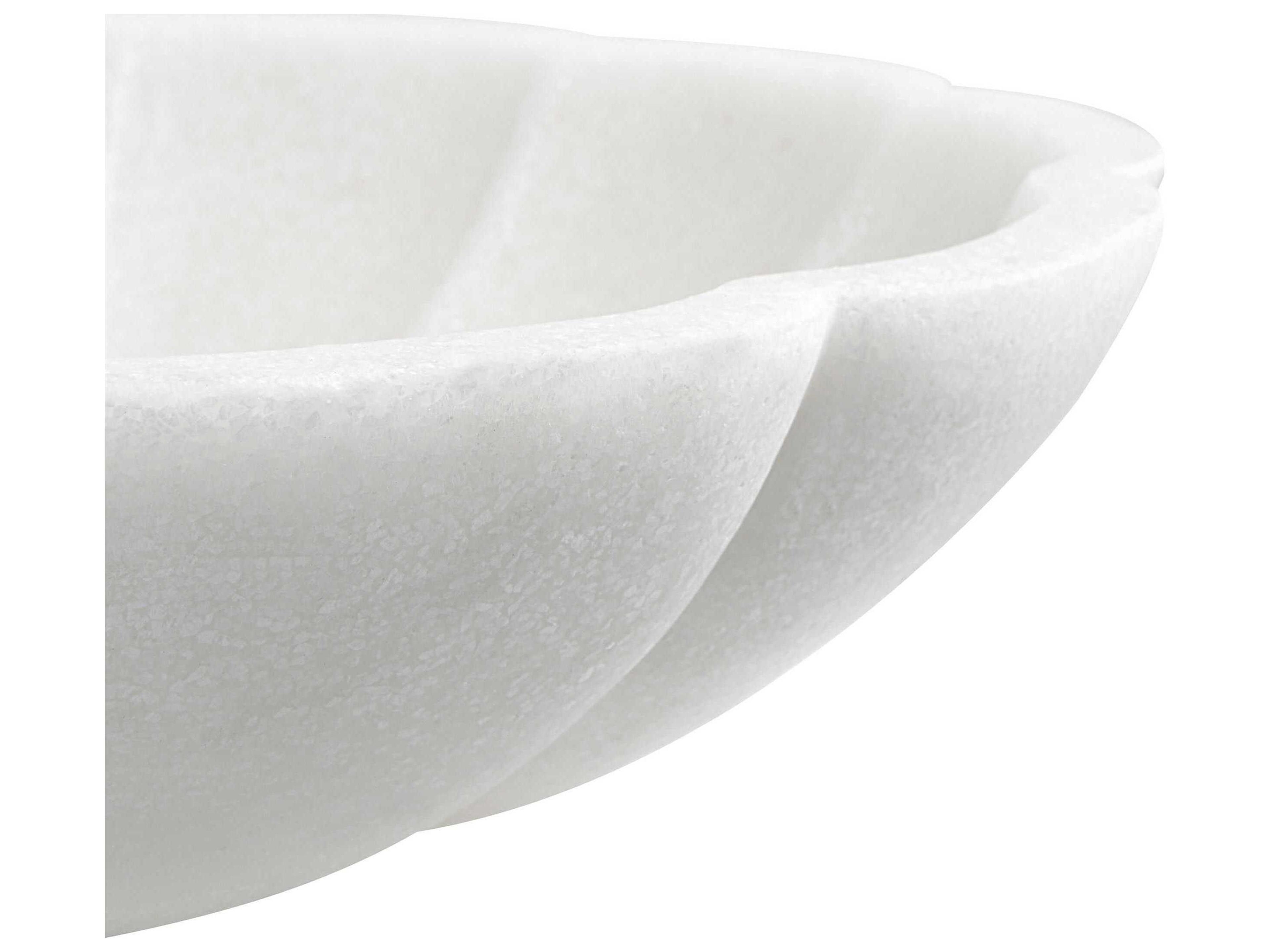 Uttermost Petal Ivory Ricestone Decorative Bowl