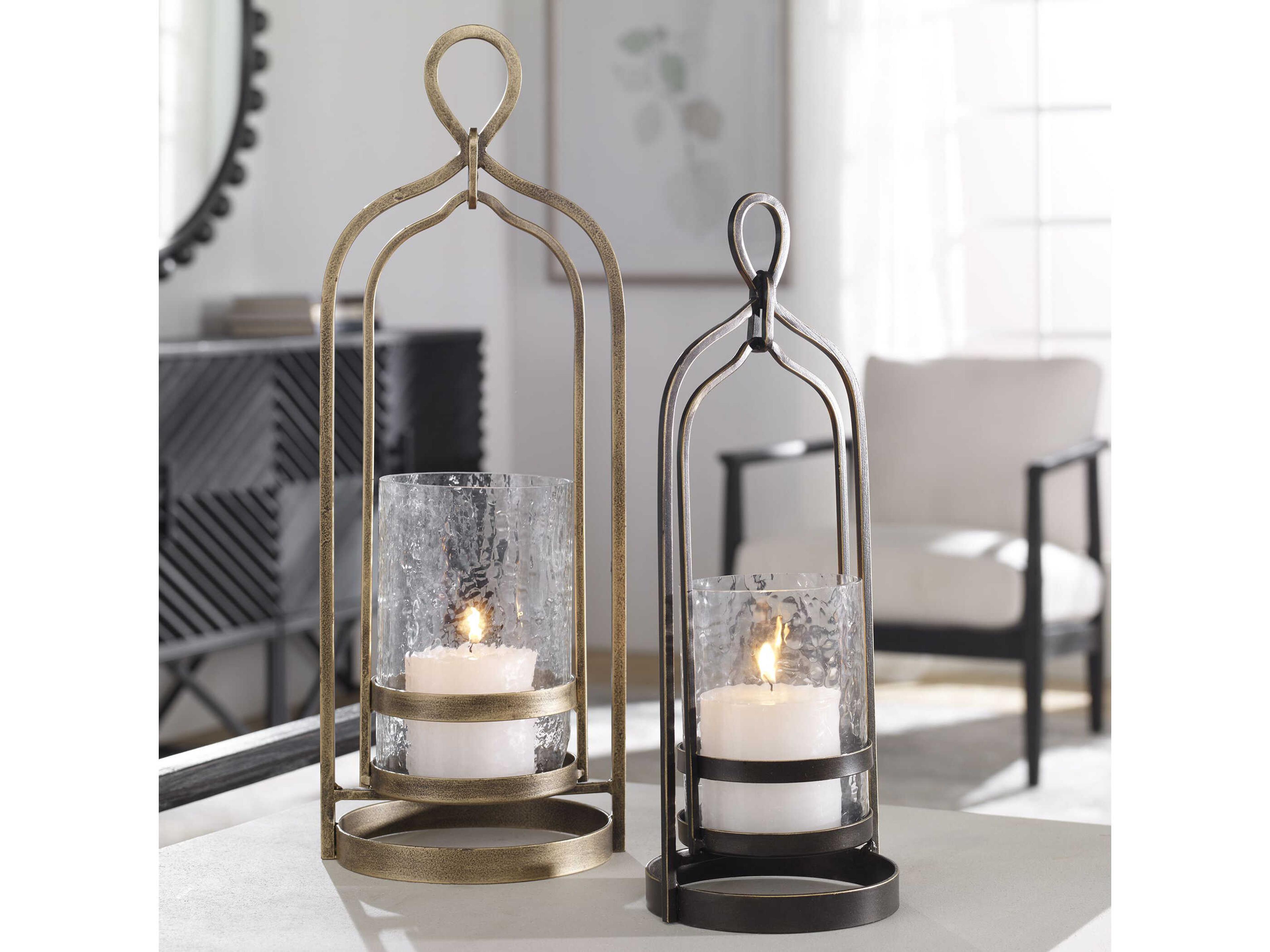 Uttermost Shepard Dark Bronze Candle Holder