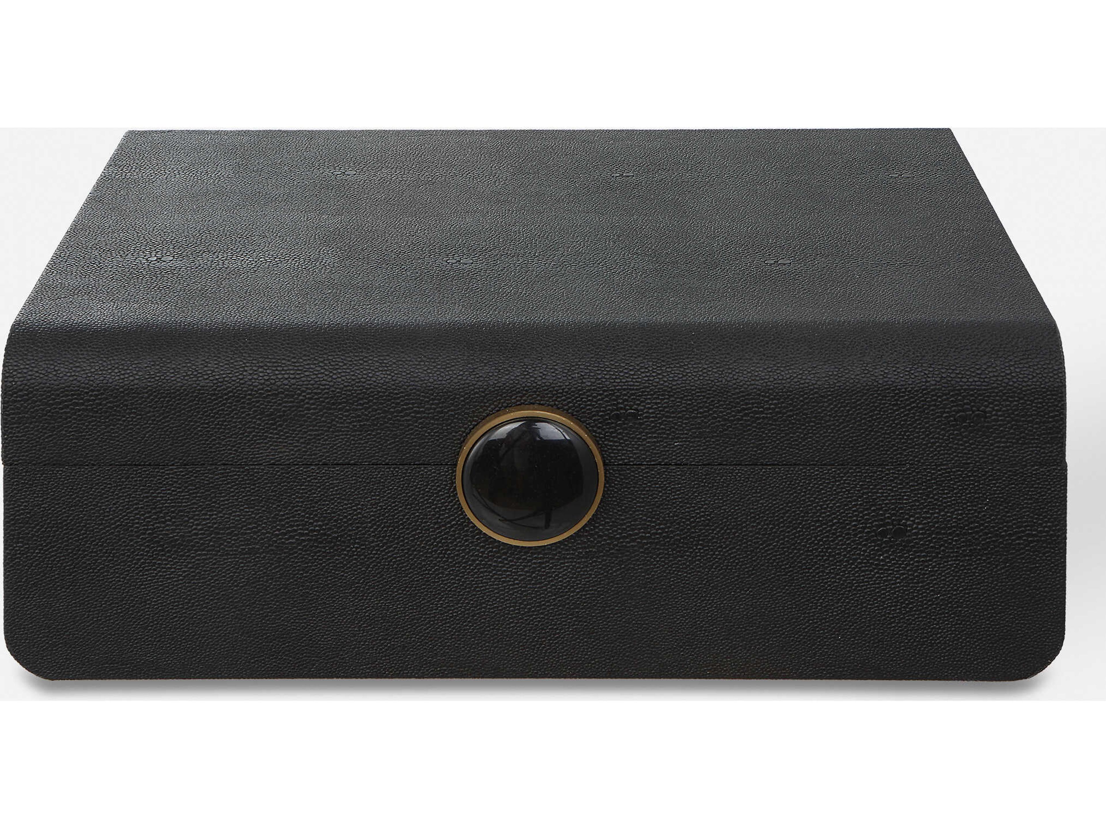 Lalique Matte Black Jewelry Box