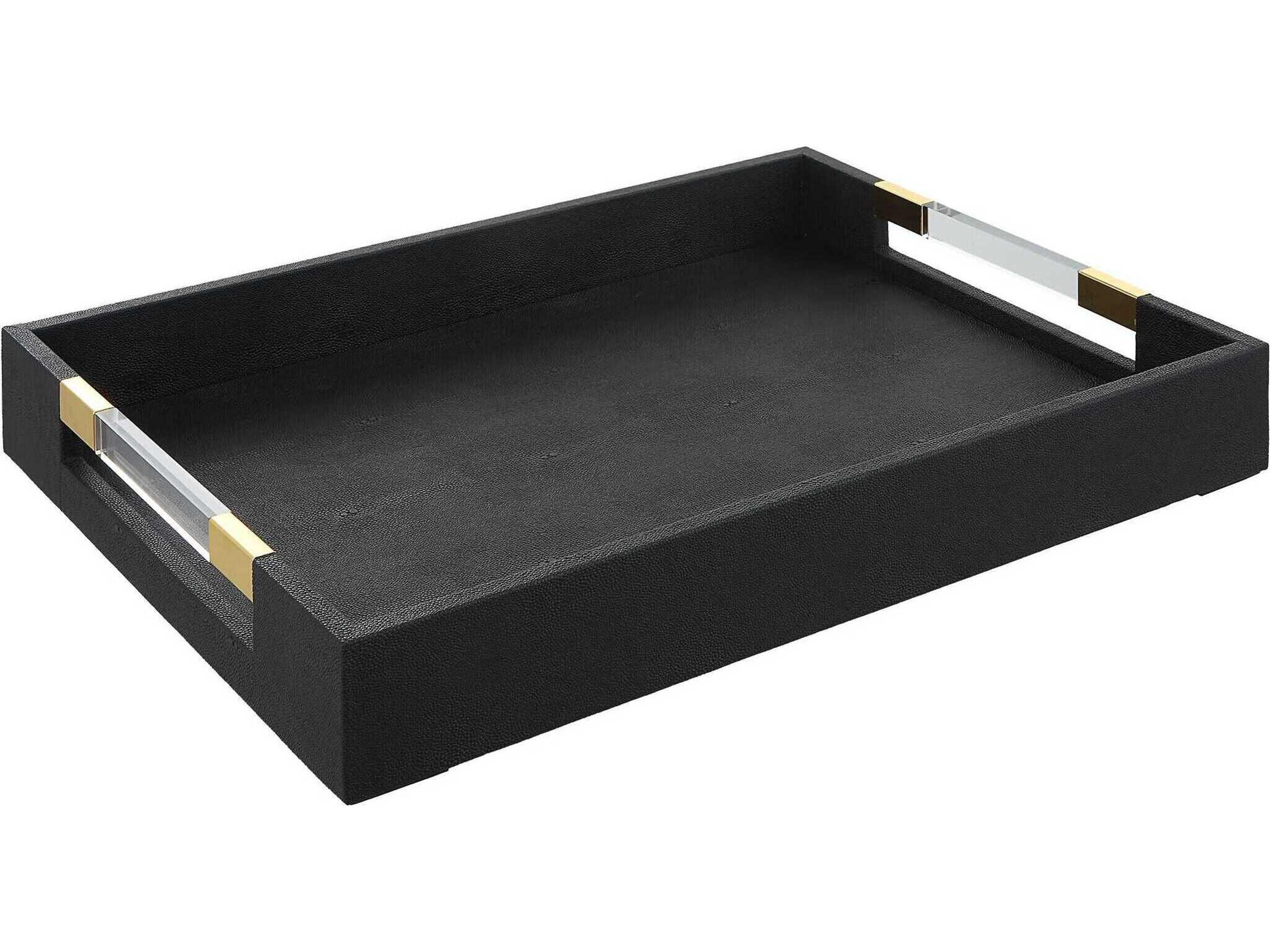 Uttermost Wessex Black Serving Tray