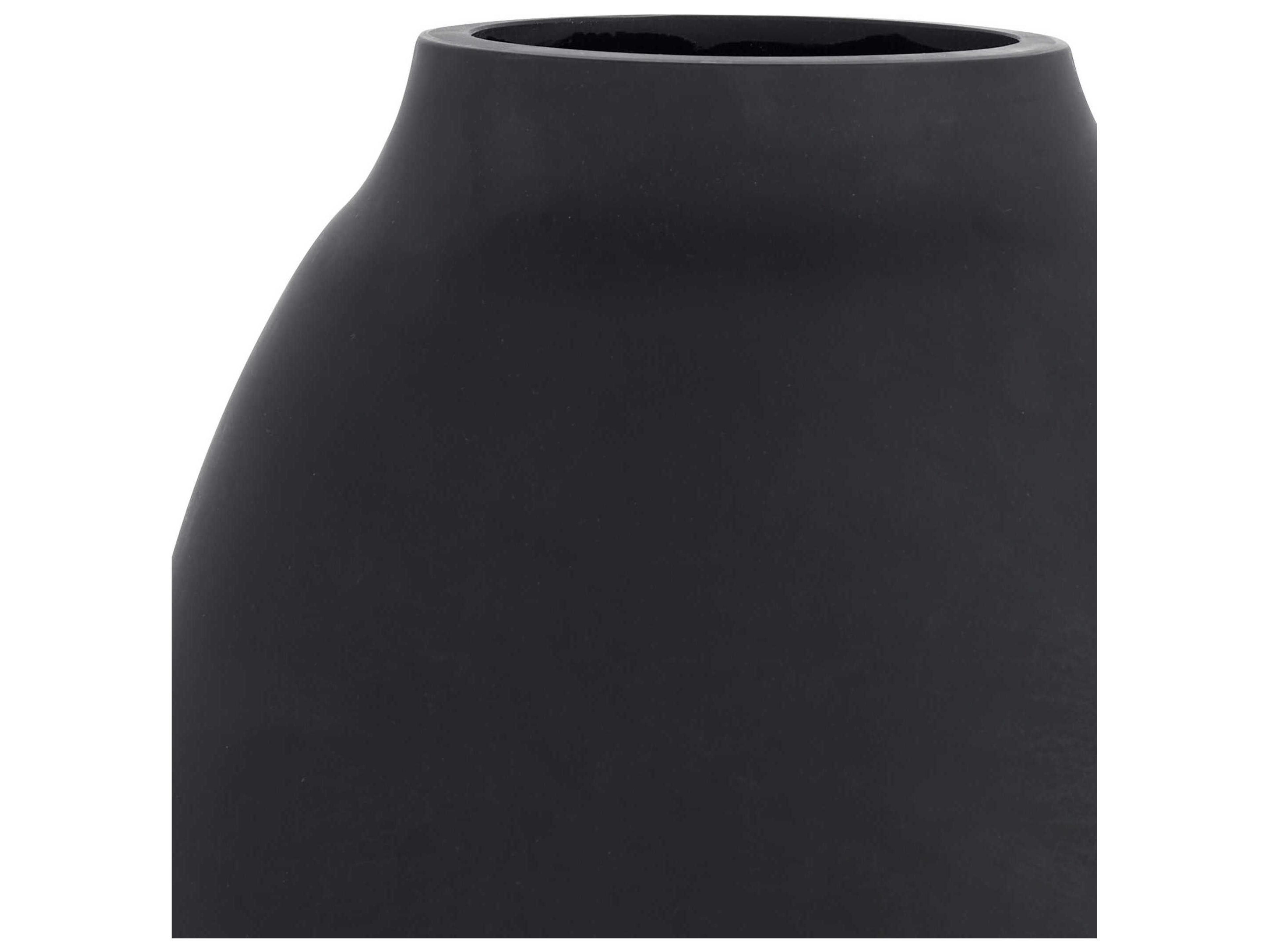 Uttermost Hearth Matte Black Vase Set of 3