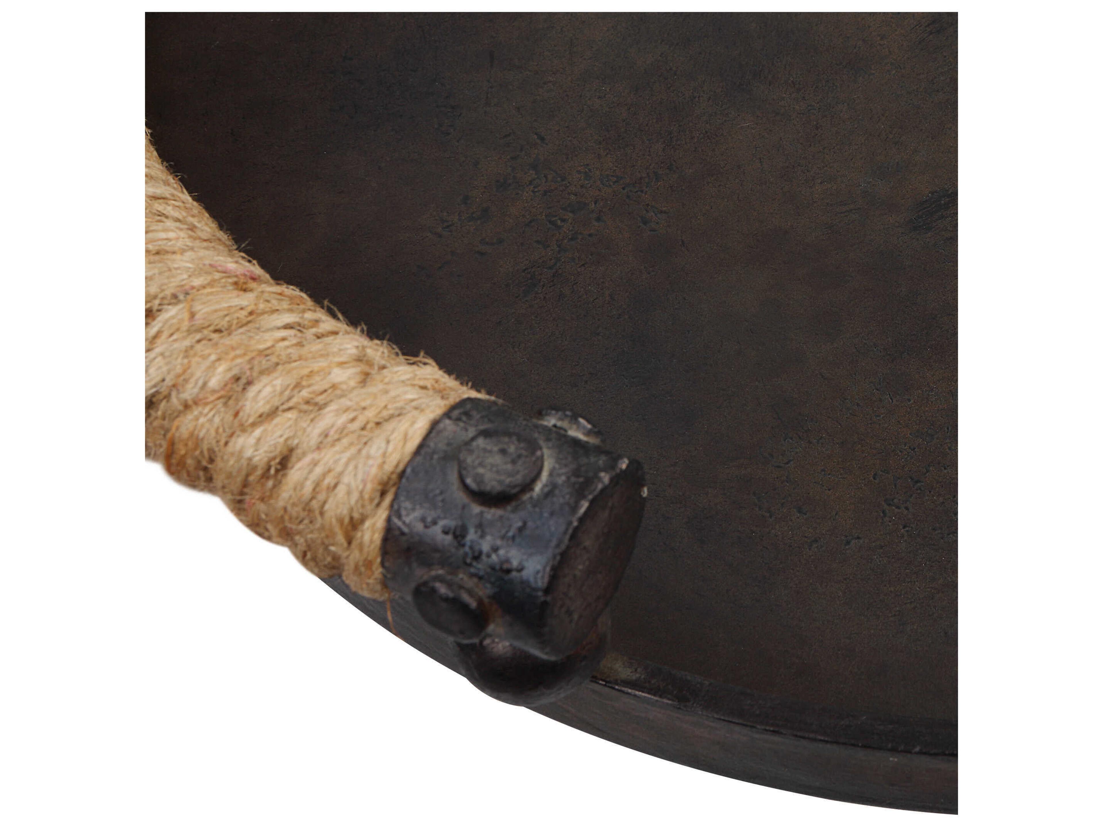 Uttermost Viggo Oxidized Bronze Serving Tray Set of 2