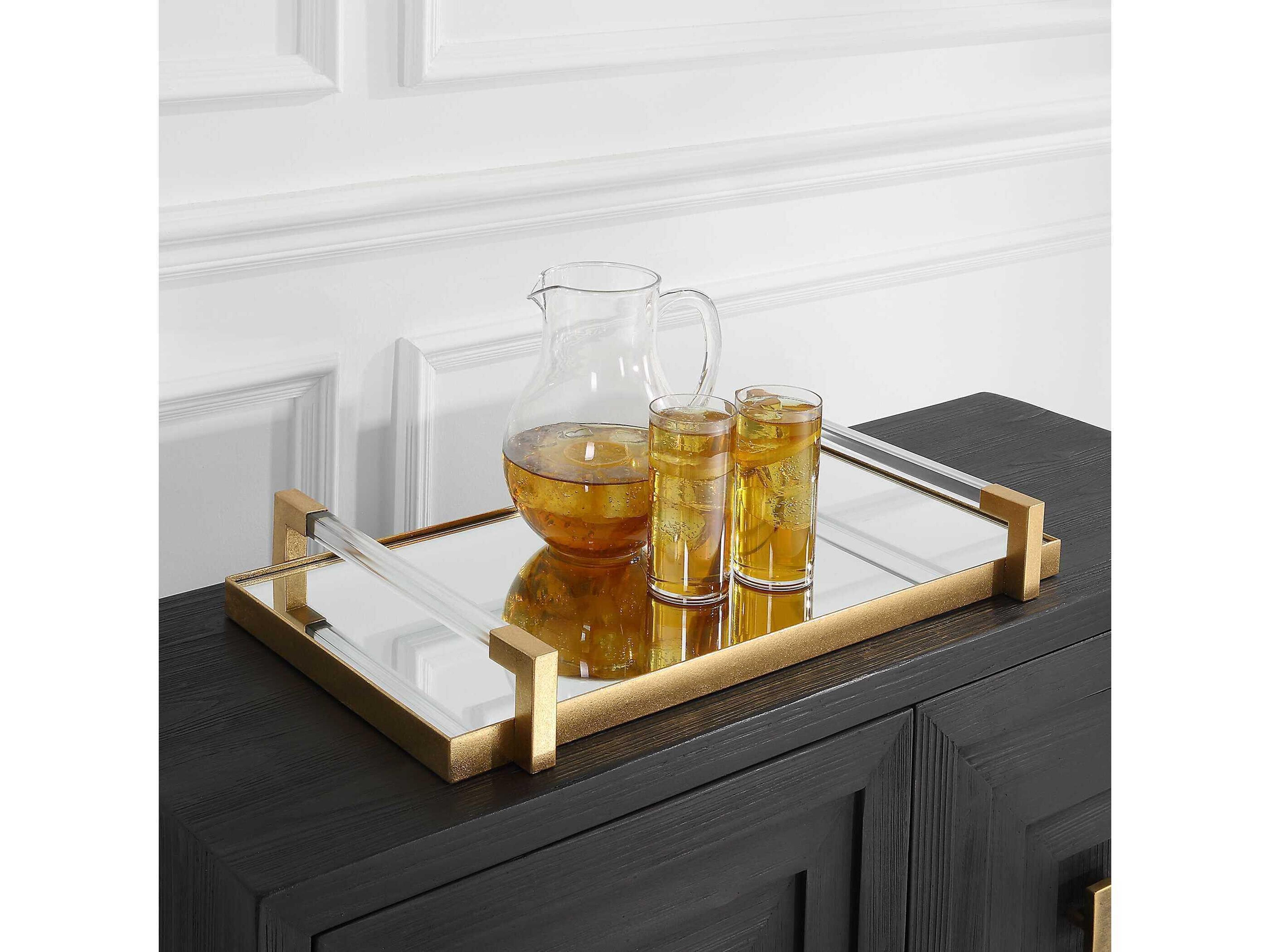 Uttermost Deki Mirrored Serving Tray