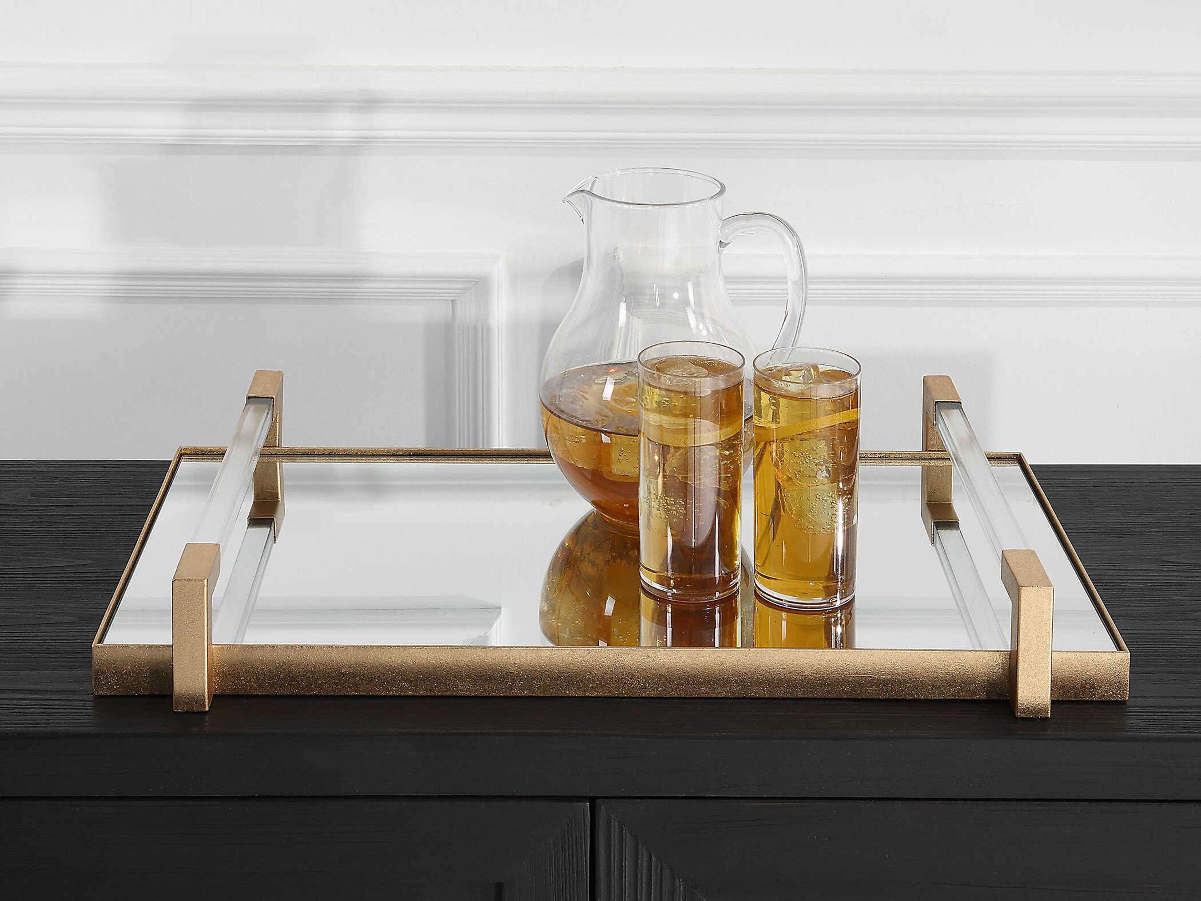 Uttermost Deki Mirrored Serving Tray