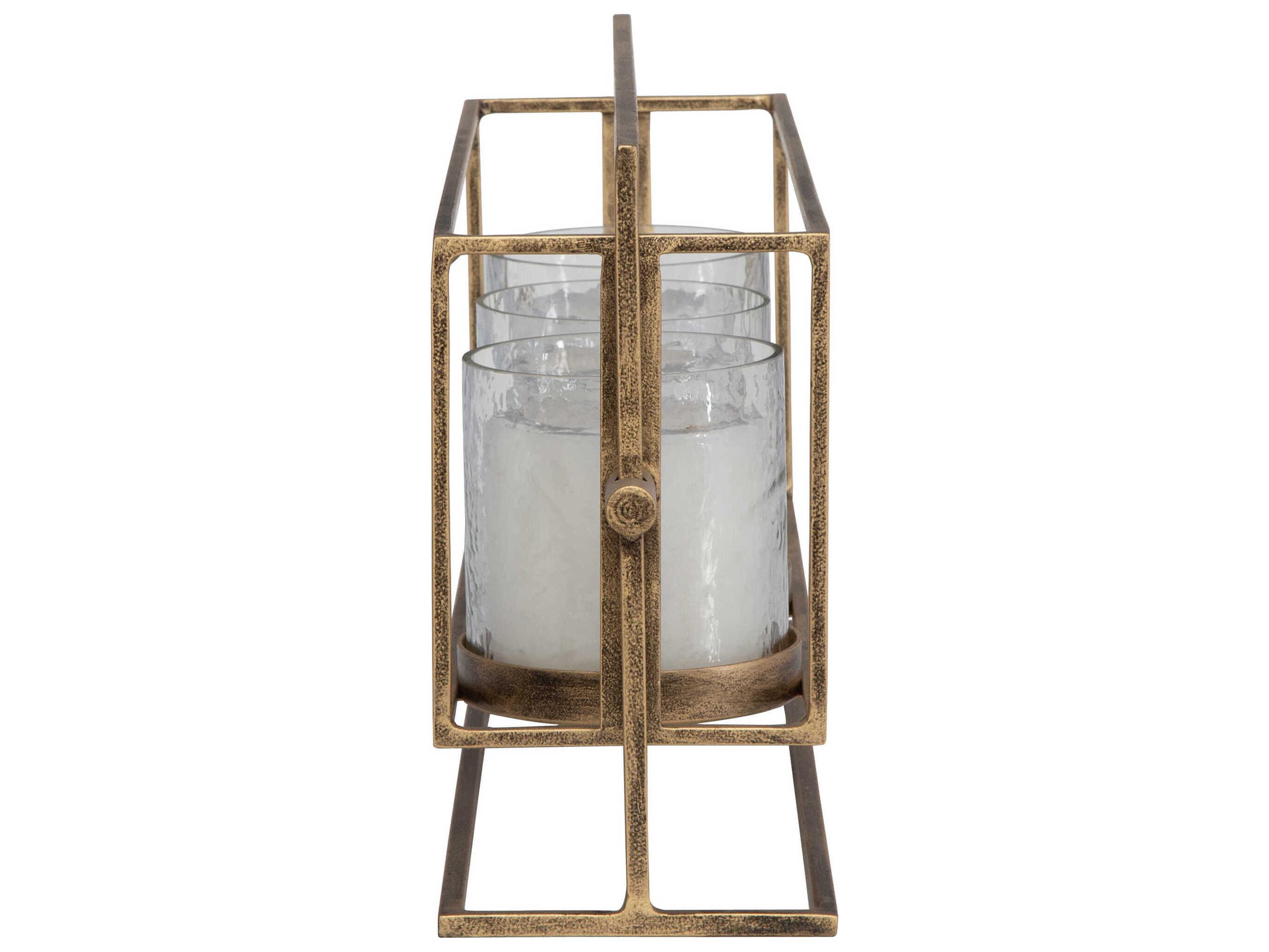 Uttermost Wenman Antique Gold Candle Holder