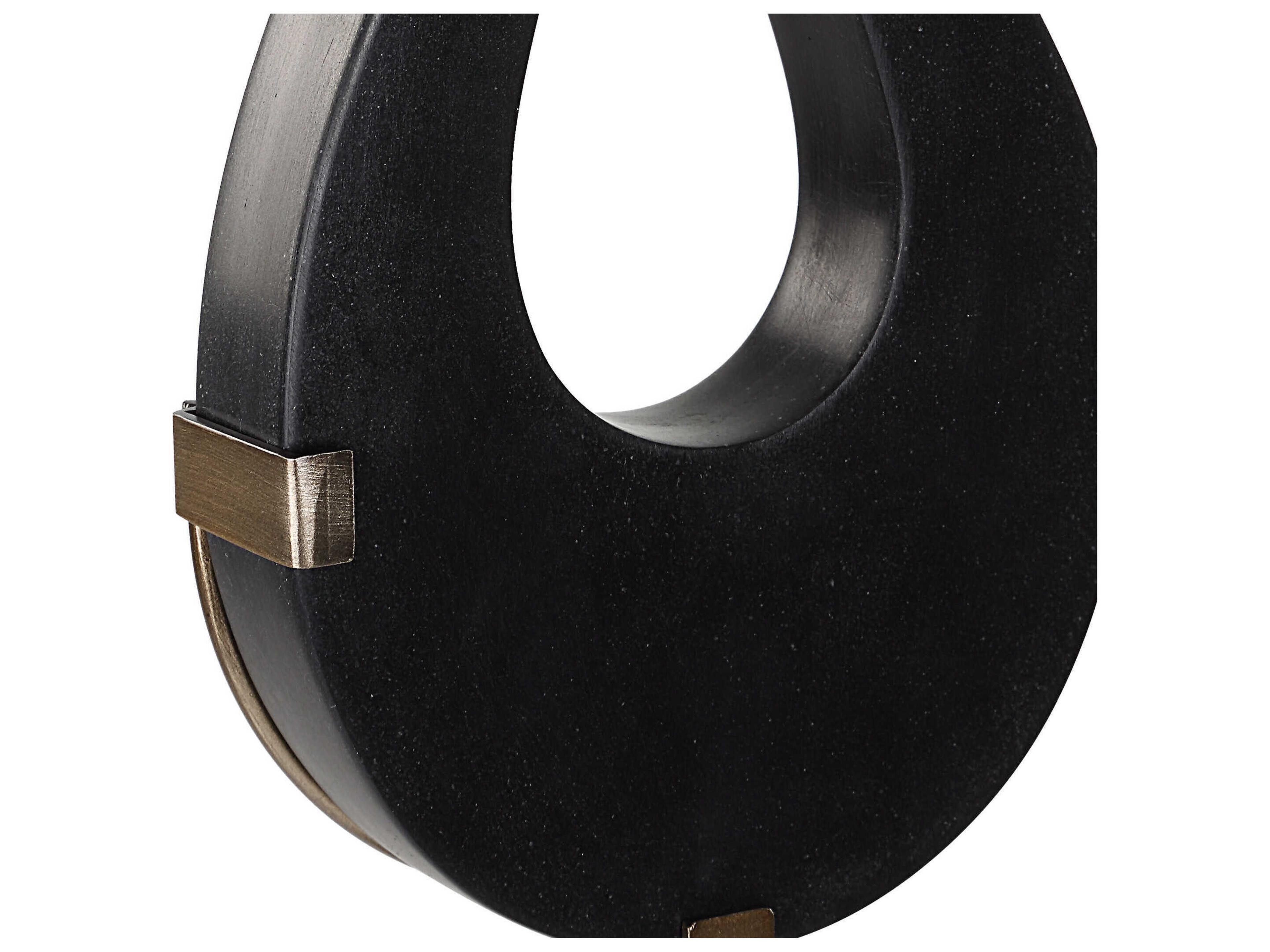 Uttermost Black Sculpture Set of 2