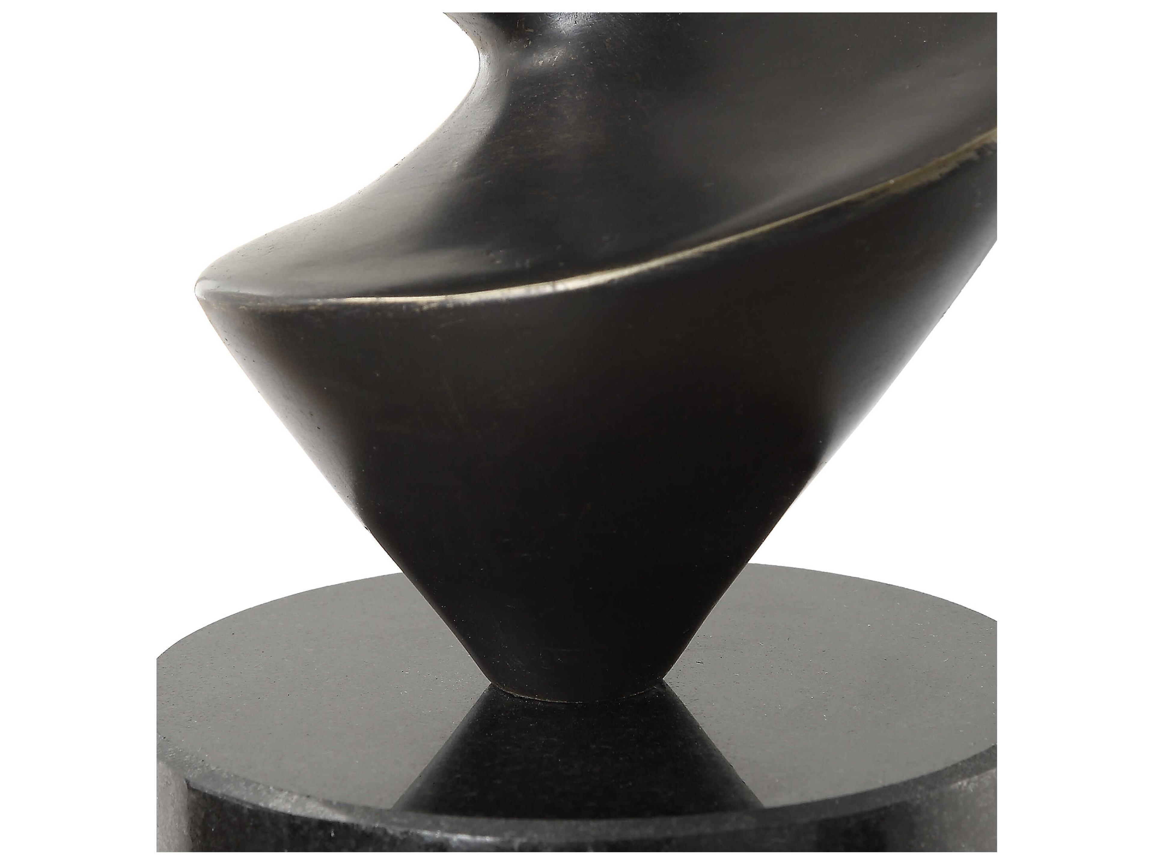 Uttermost All Twisted Aged Bronze Gold Sculpture