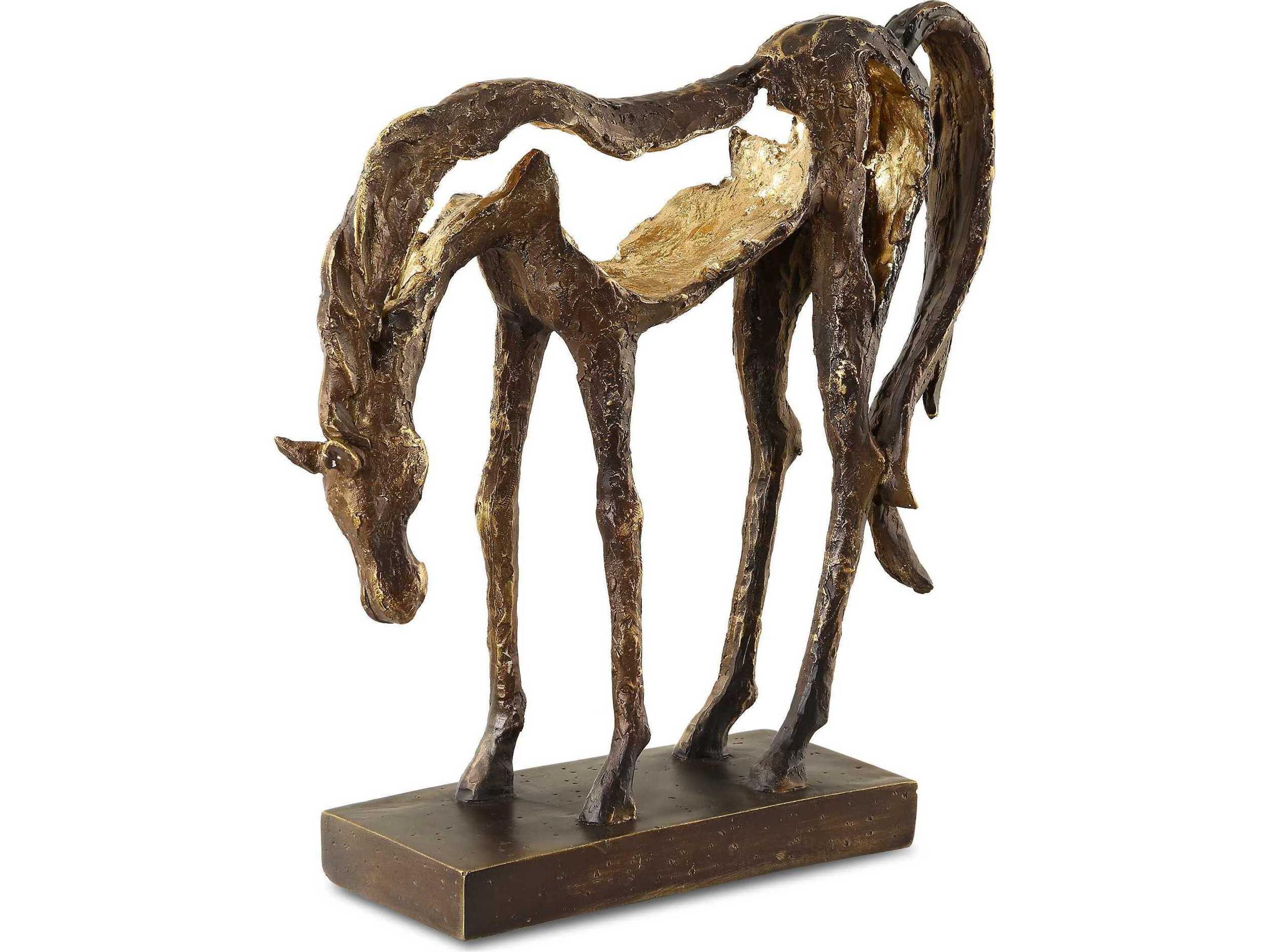 Uttermost Openly Grazing Horse Sculpture