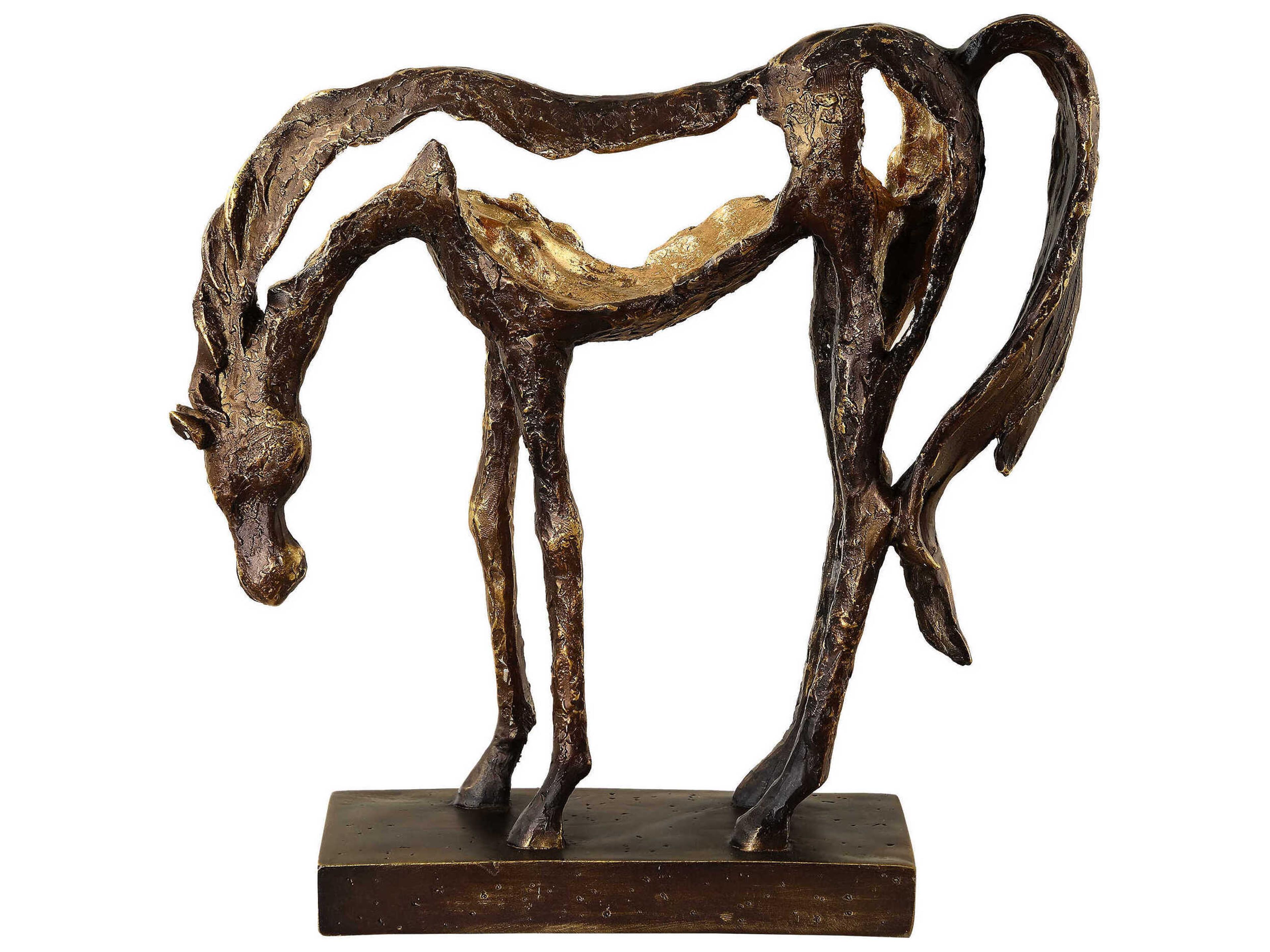 Uttermost Openly Grazing Horse Sculpture