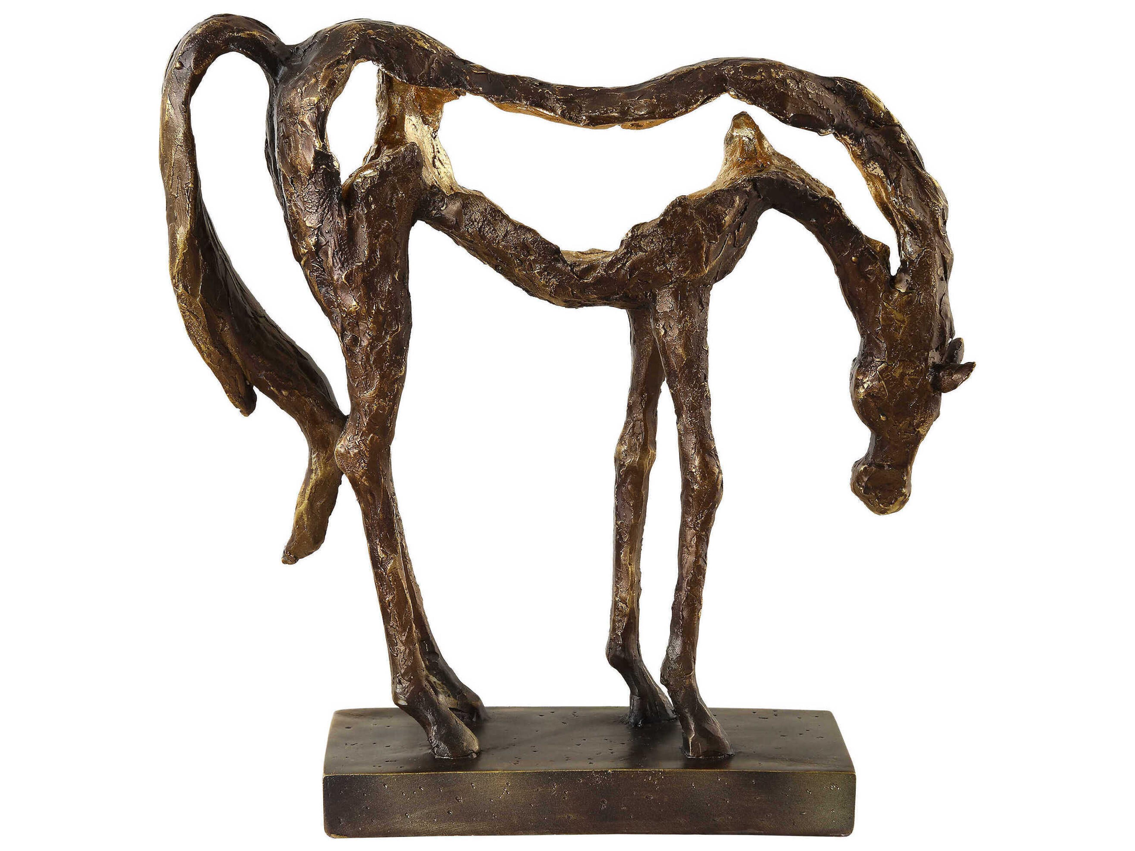 Uttermost Openly Grazing Horse Sculpture
