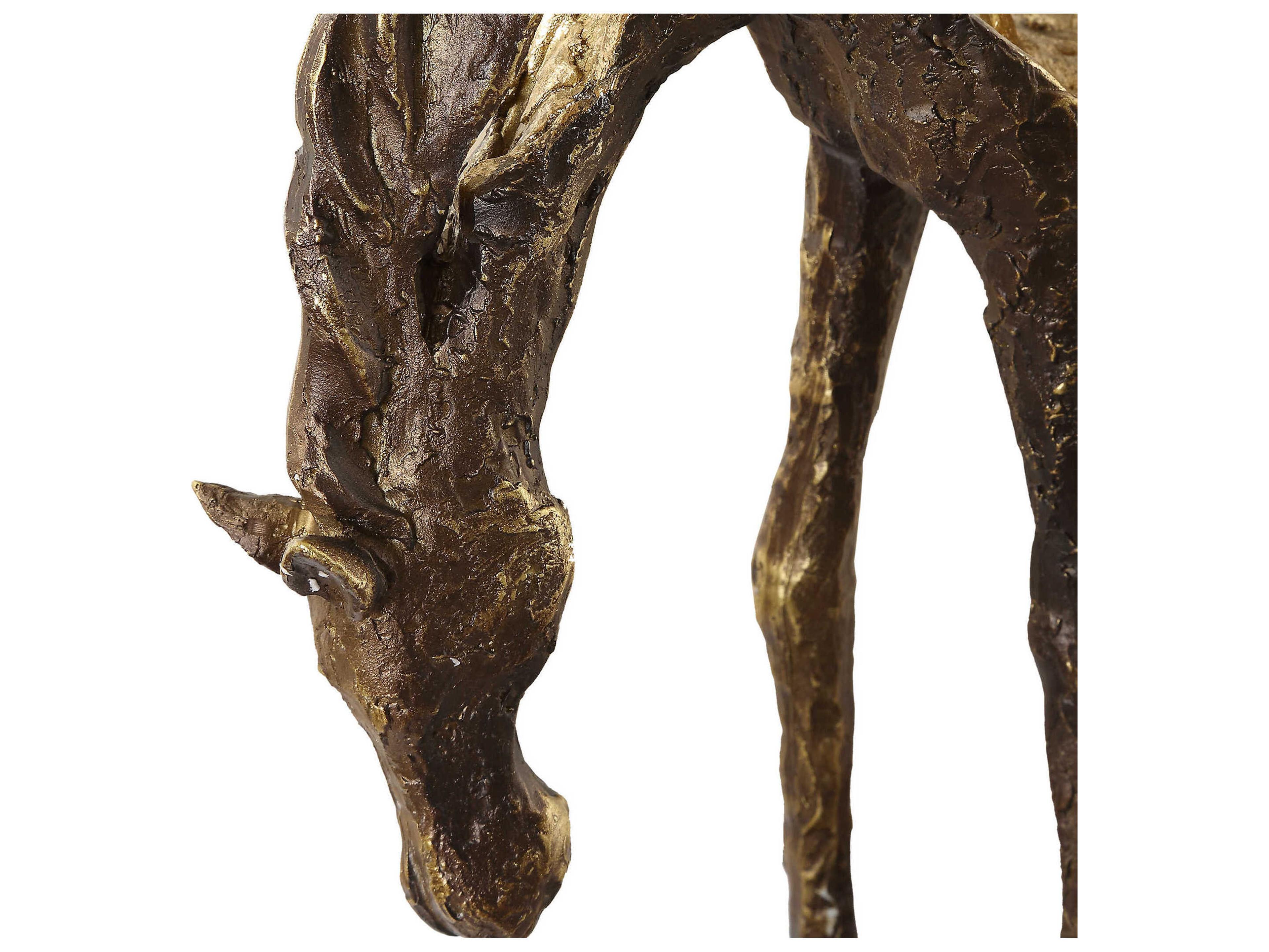 Uttermost Openly Grazing Horse Sculpture