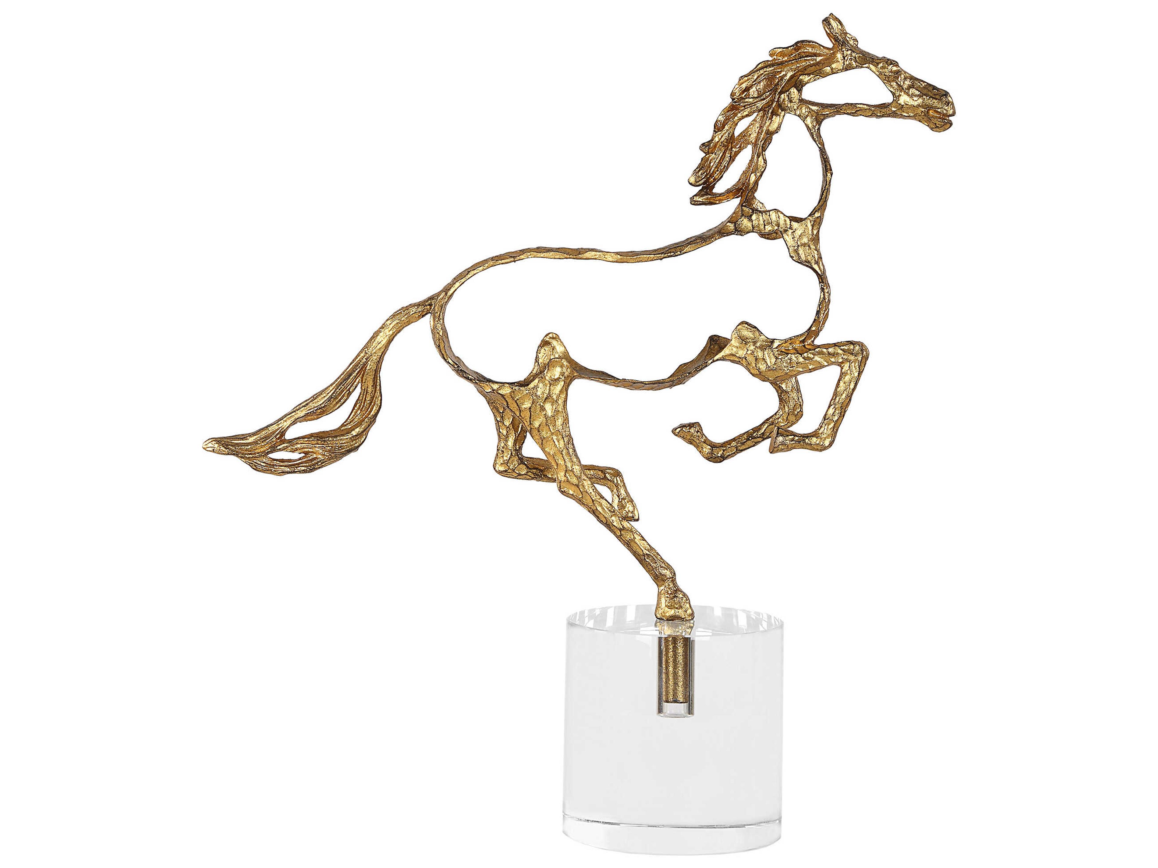 Uttermost Gallop Metallic Gold Sculpture