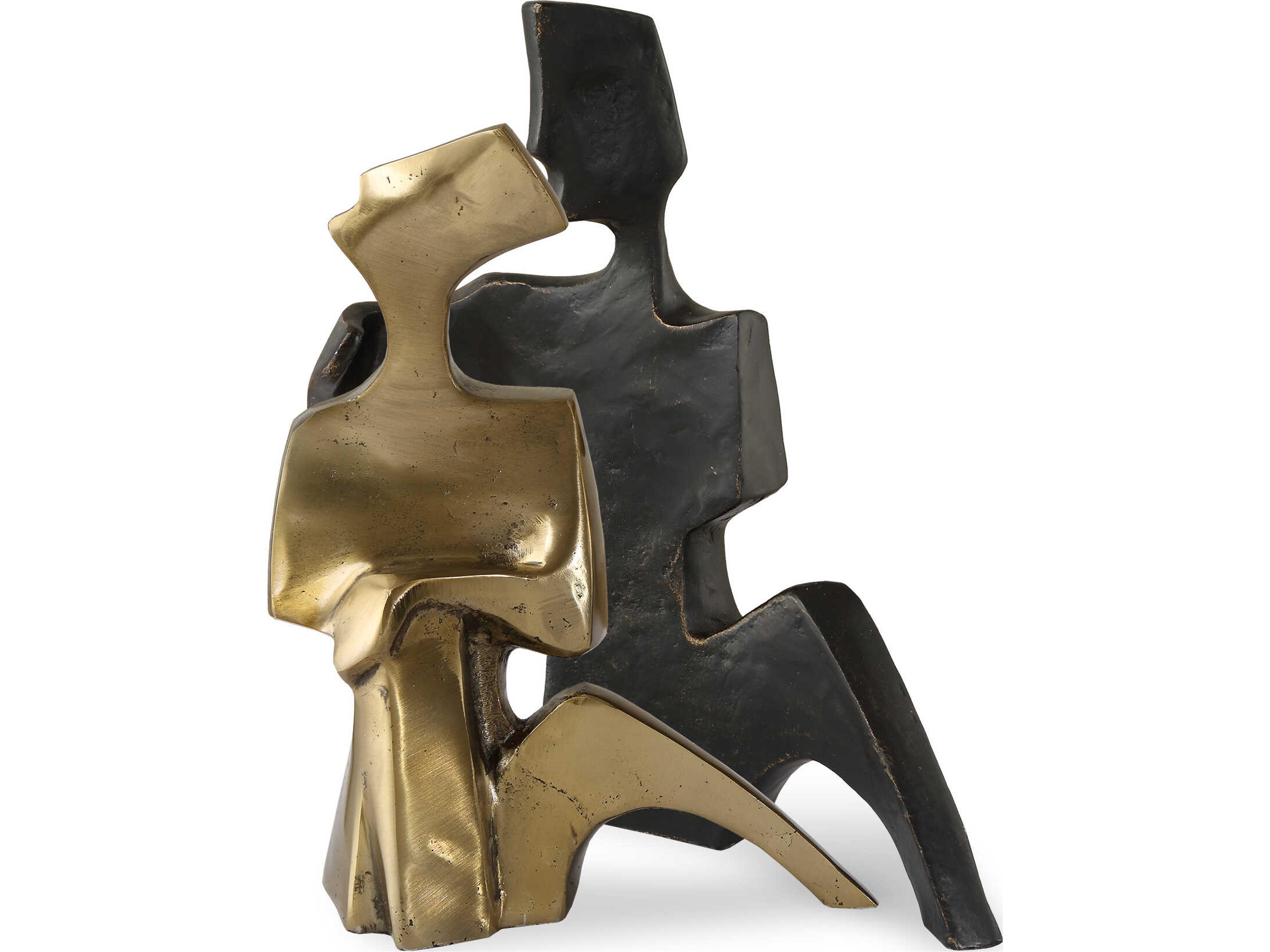 Uttermost Affection Bronze Gold Sculpture Set of 2