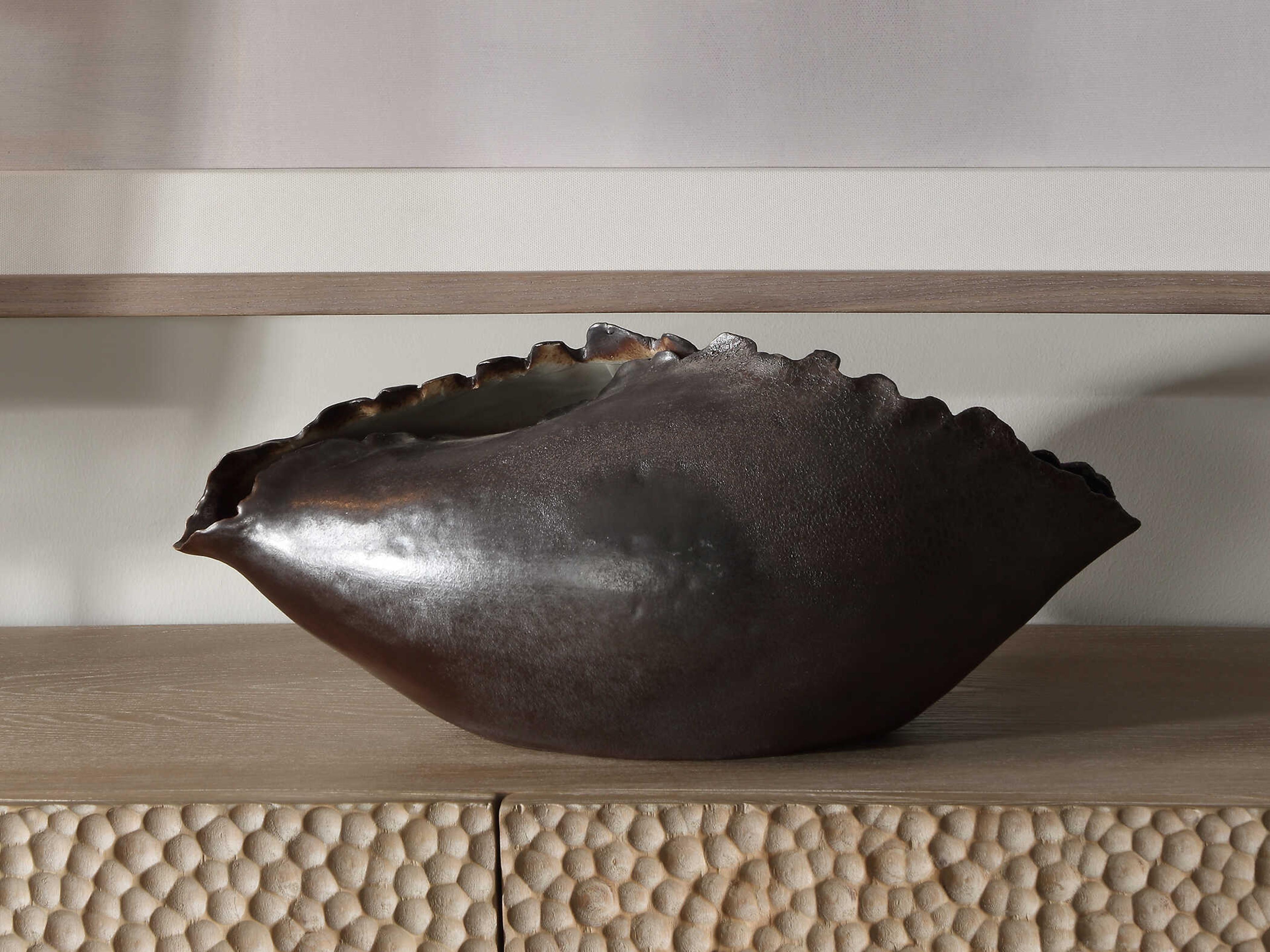 Uttermost Blossom Bronzed Metallic Vase