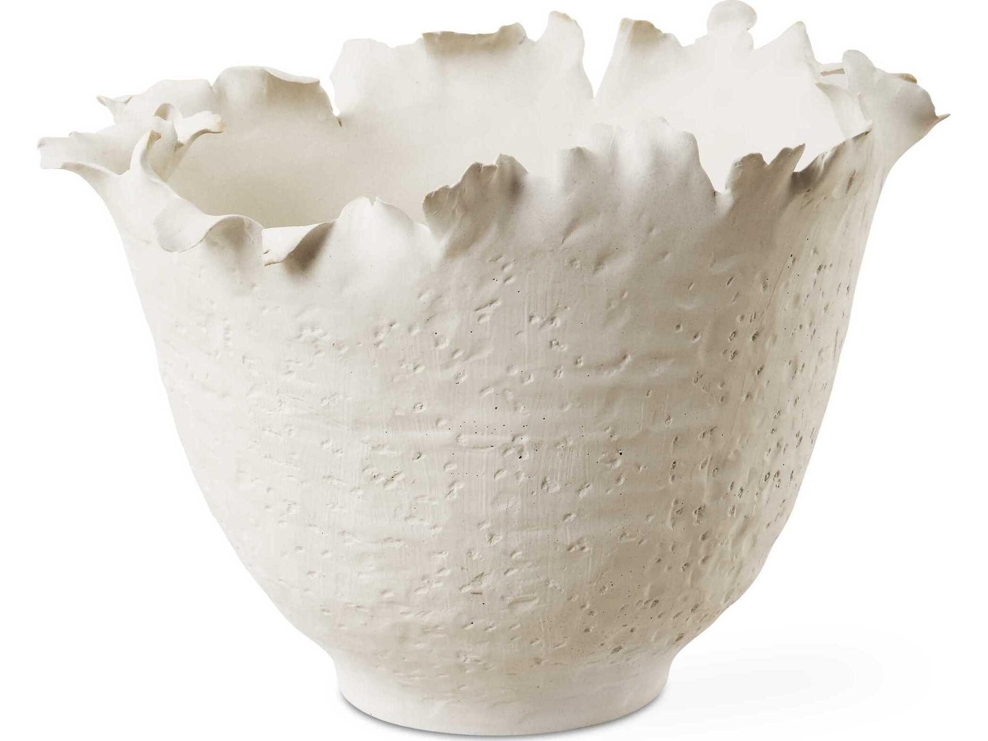 Blossom Tall Off-White Decorative Bowl