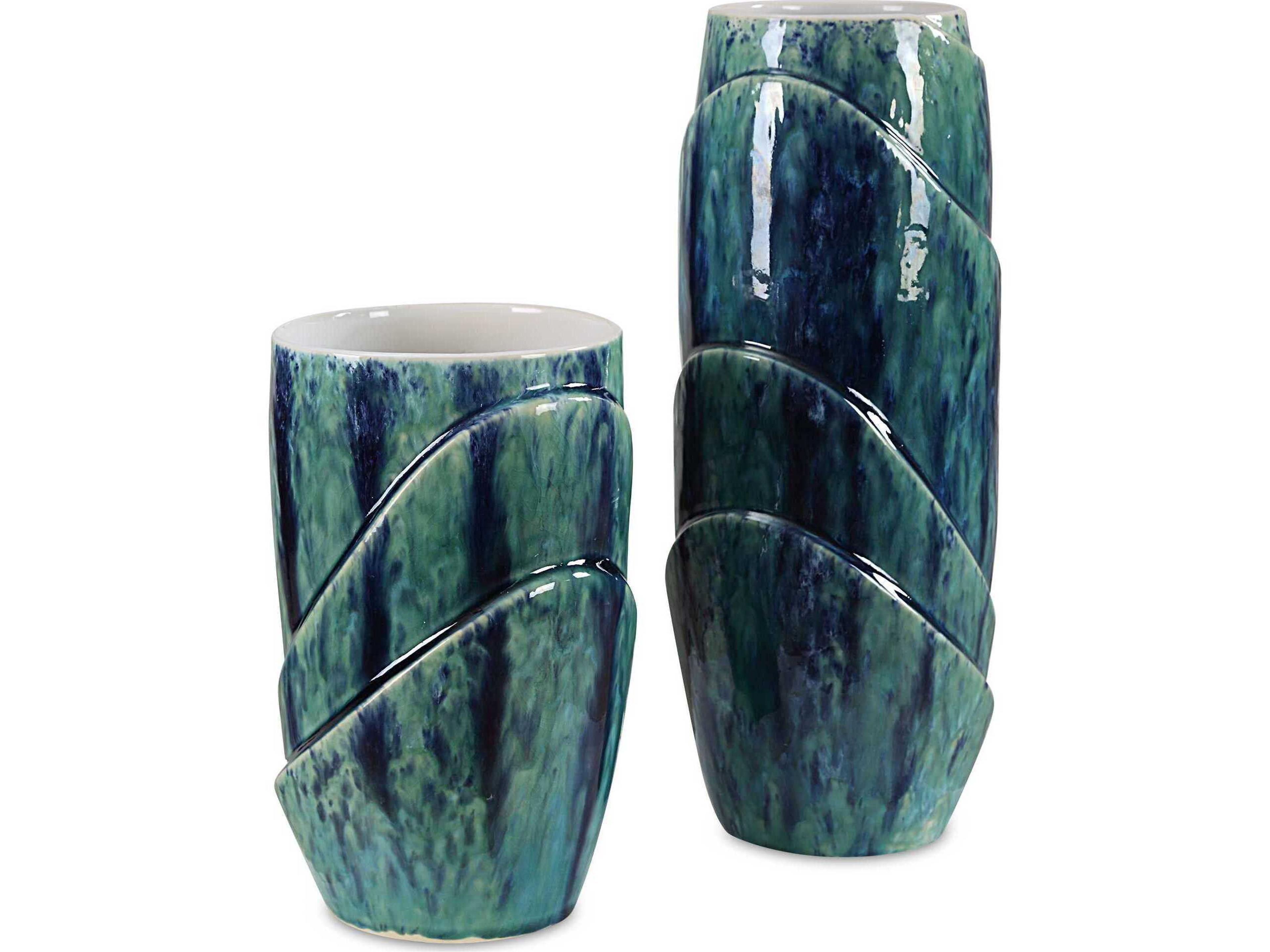 Uttermost Tranquil Duo Vases Set of 2